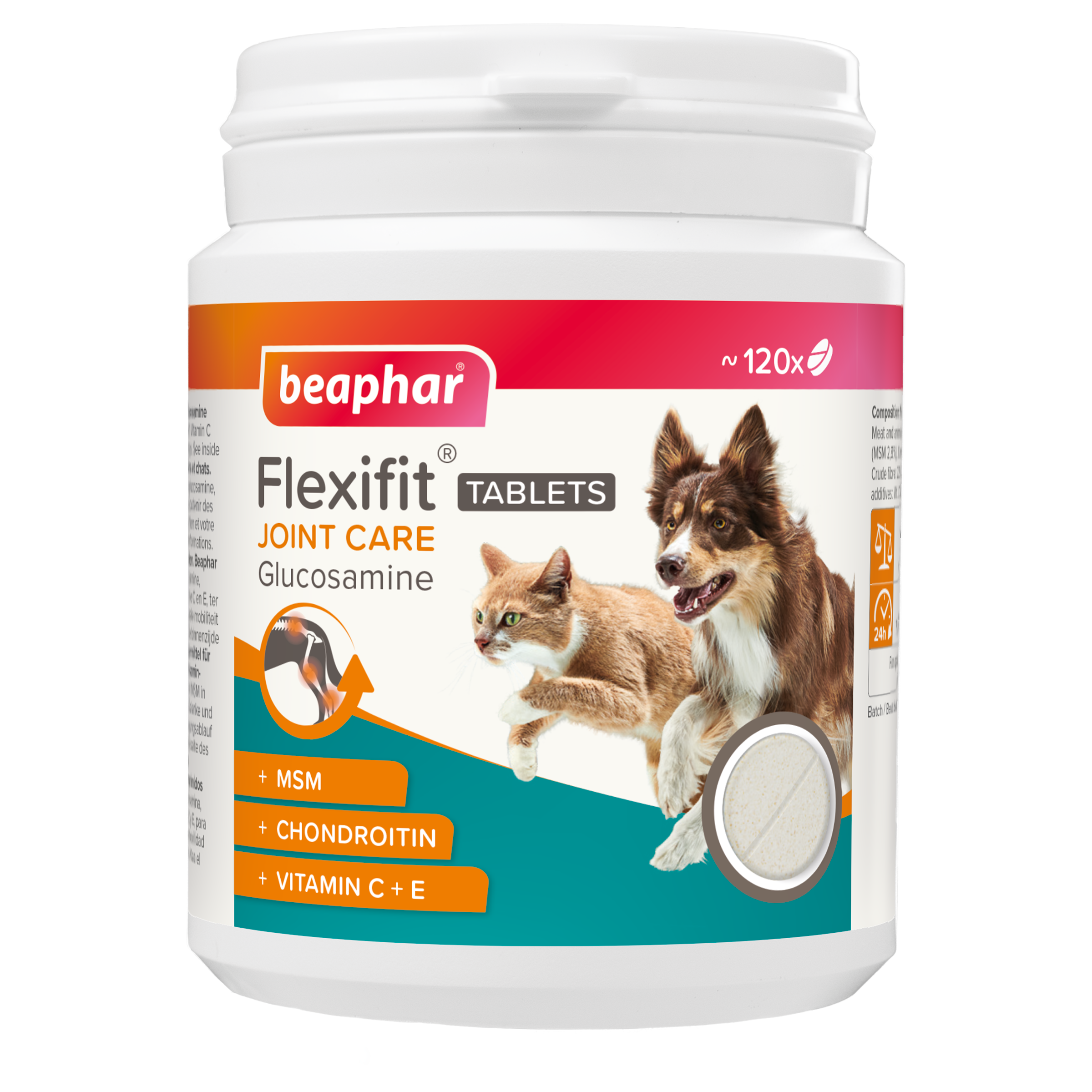 Beaphar Flexifit Glucosamine Tabletten 120 tabl