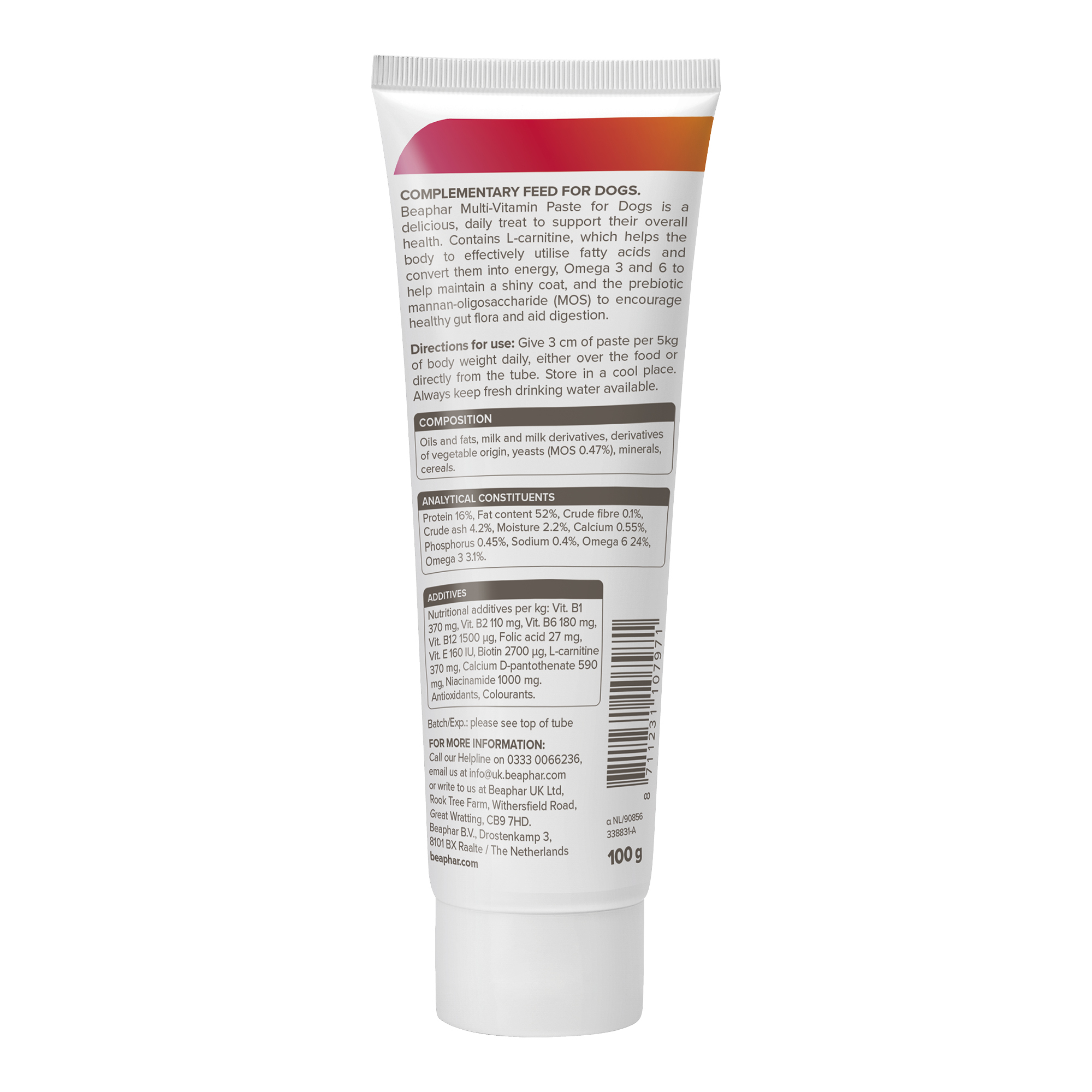 Beaphar Multi-Vitamin Paste for Dogs – 100g