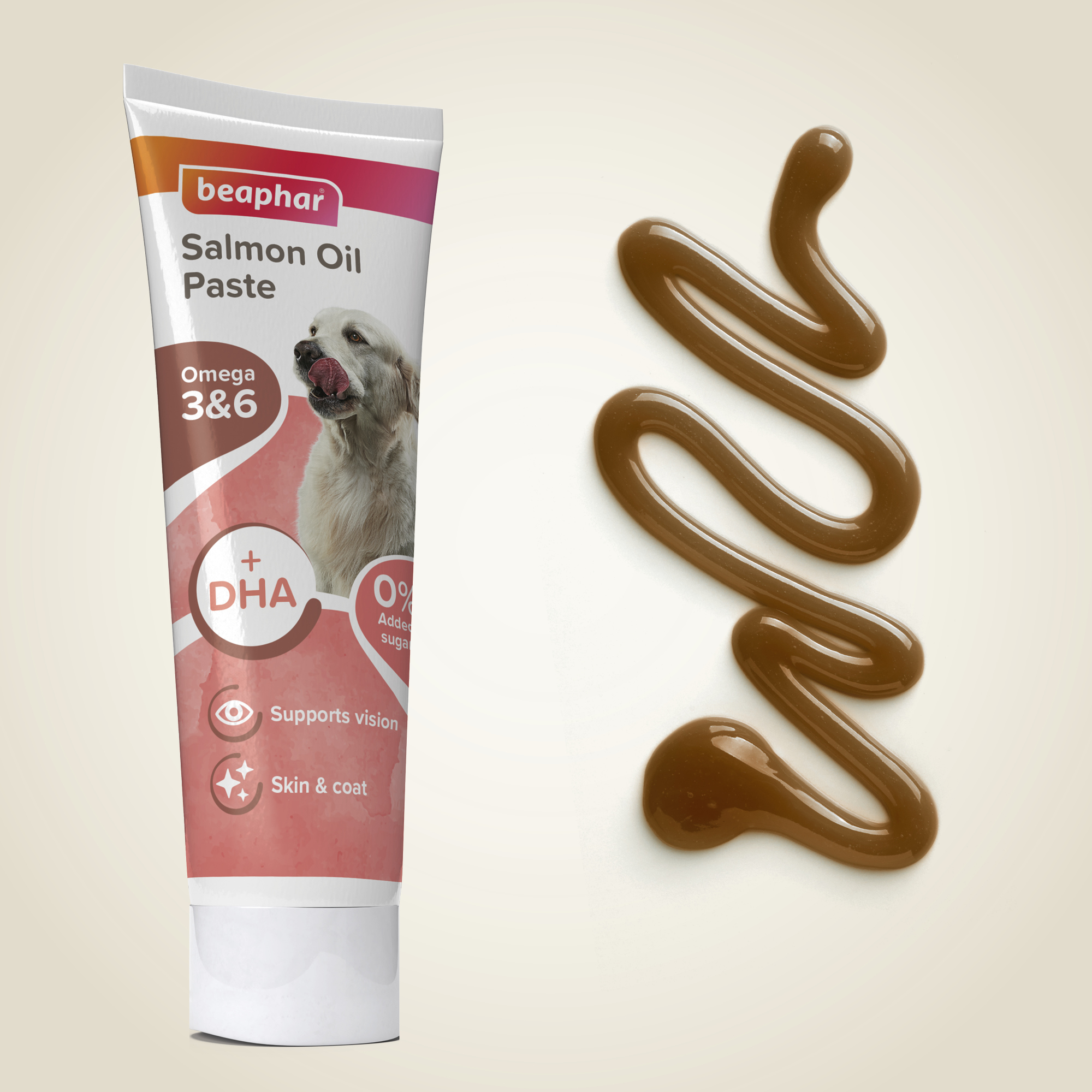 Beaphar Salmon Oil Paste for Dogs, 100g