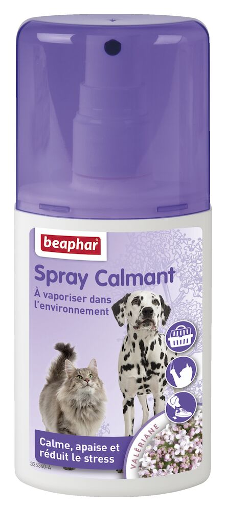 Spray calmant chat et chien à la Valériane