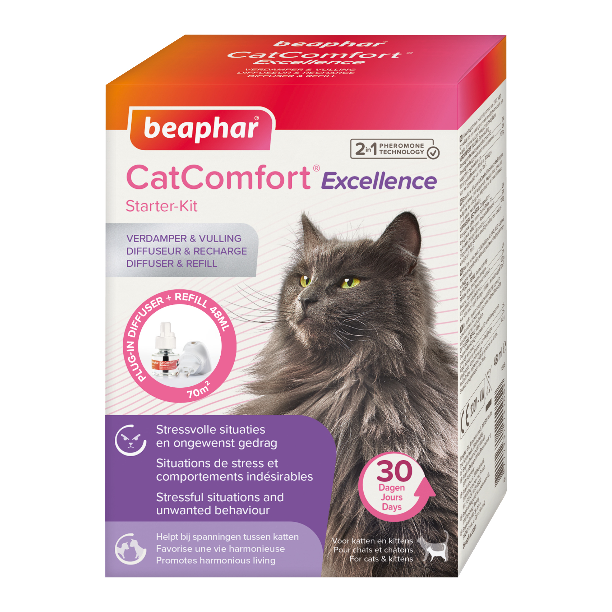 Beaphar CatComfort® Excellence – Zestaw Startowy Dyfuzora Kojącego