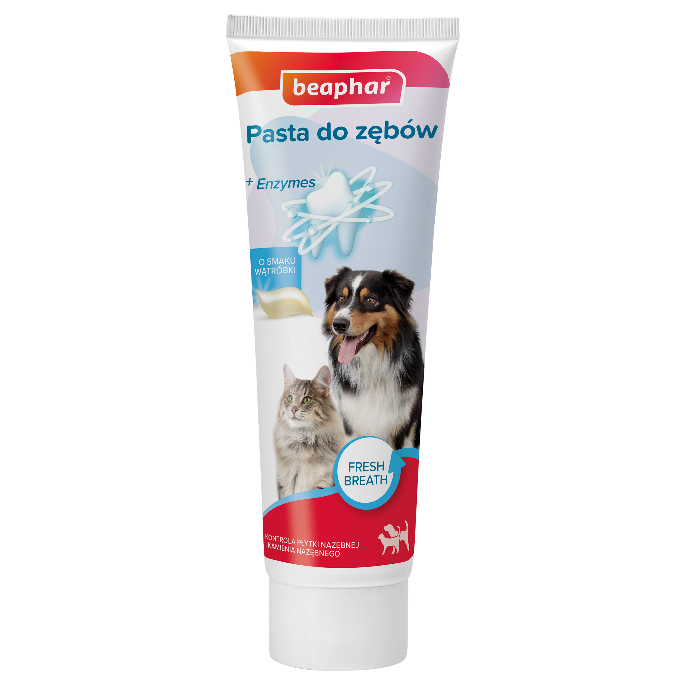 PASTA DO ZĘBÓW 100G - pasta do zębów o smaku wątróbki dla psów i kotów