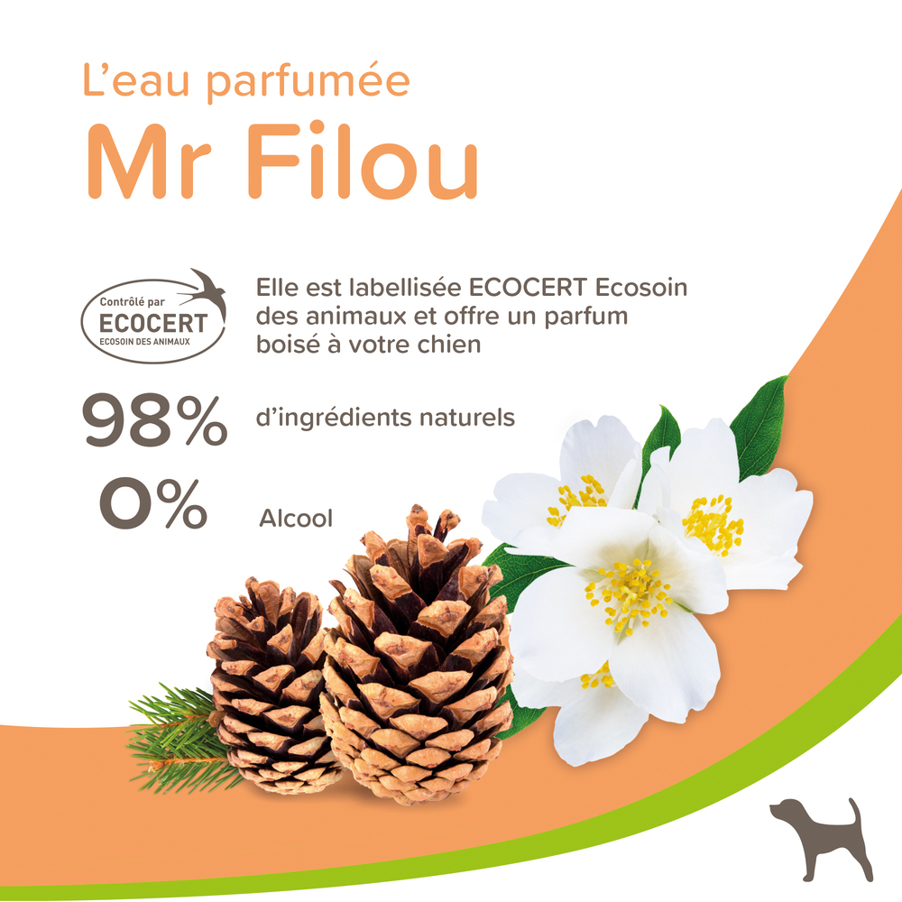 Eau Parfumée Mr. Filou pour Chien - Mâle