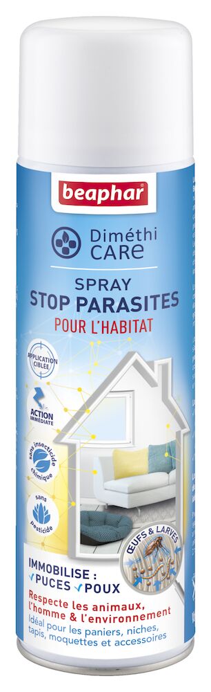 DIMETHICARE Spray stop parasites pour l’habitat