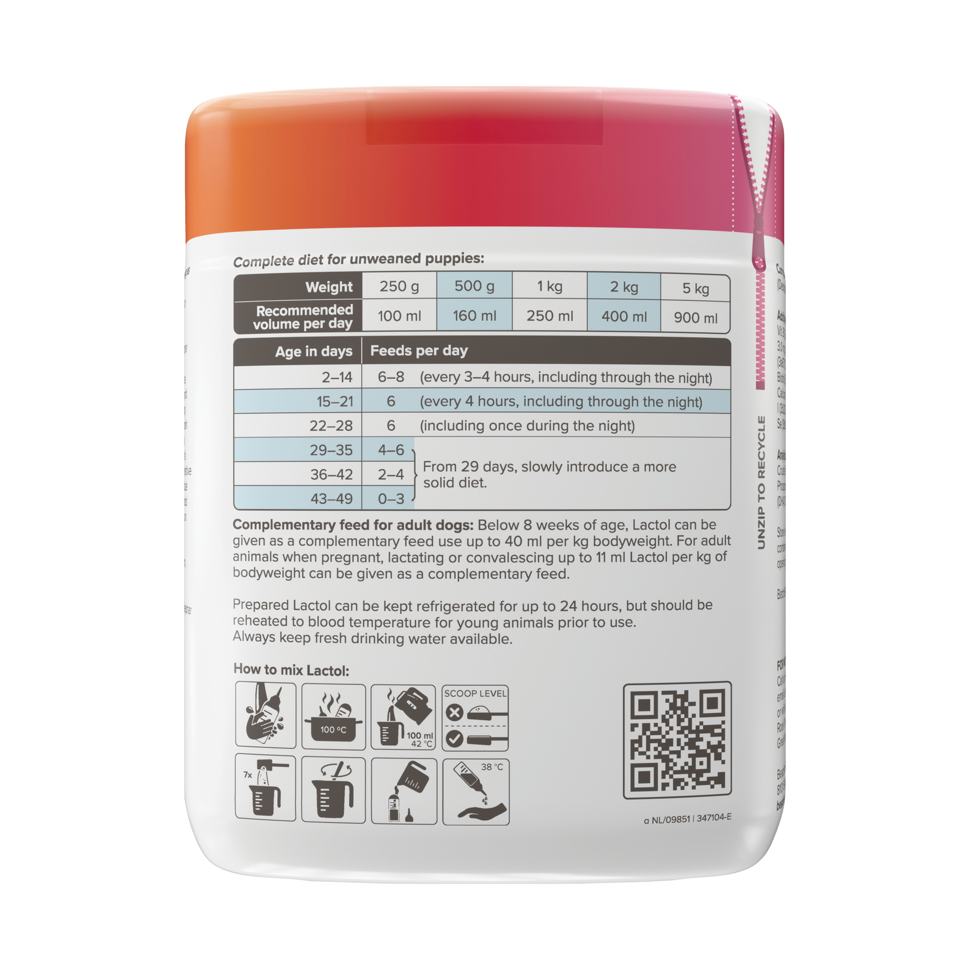 Beaphar Lactol hundemelk 500g