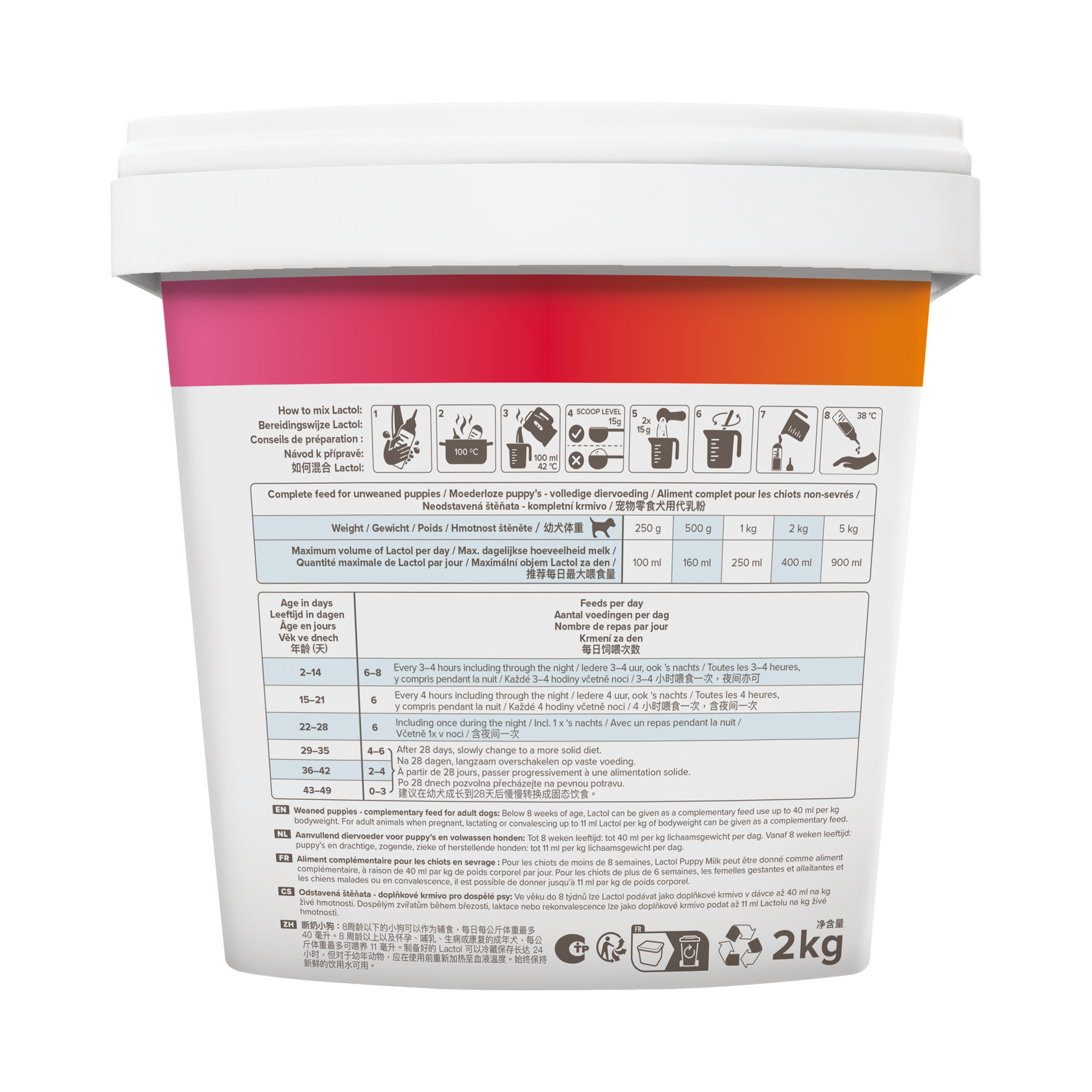 Beaphar Lactol Milk Replacer for Puppies – 2kg