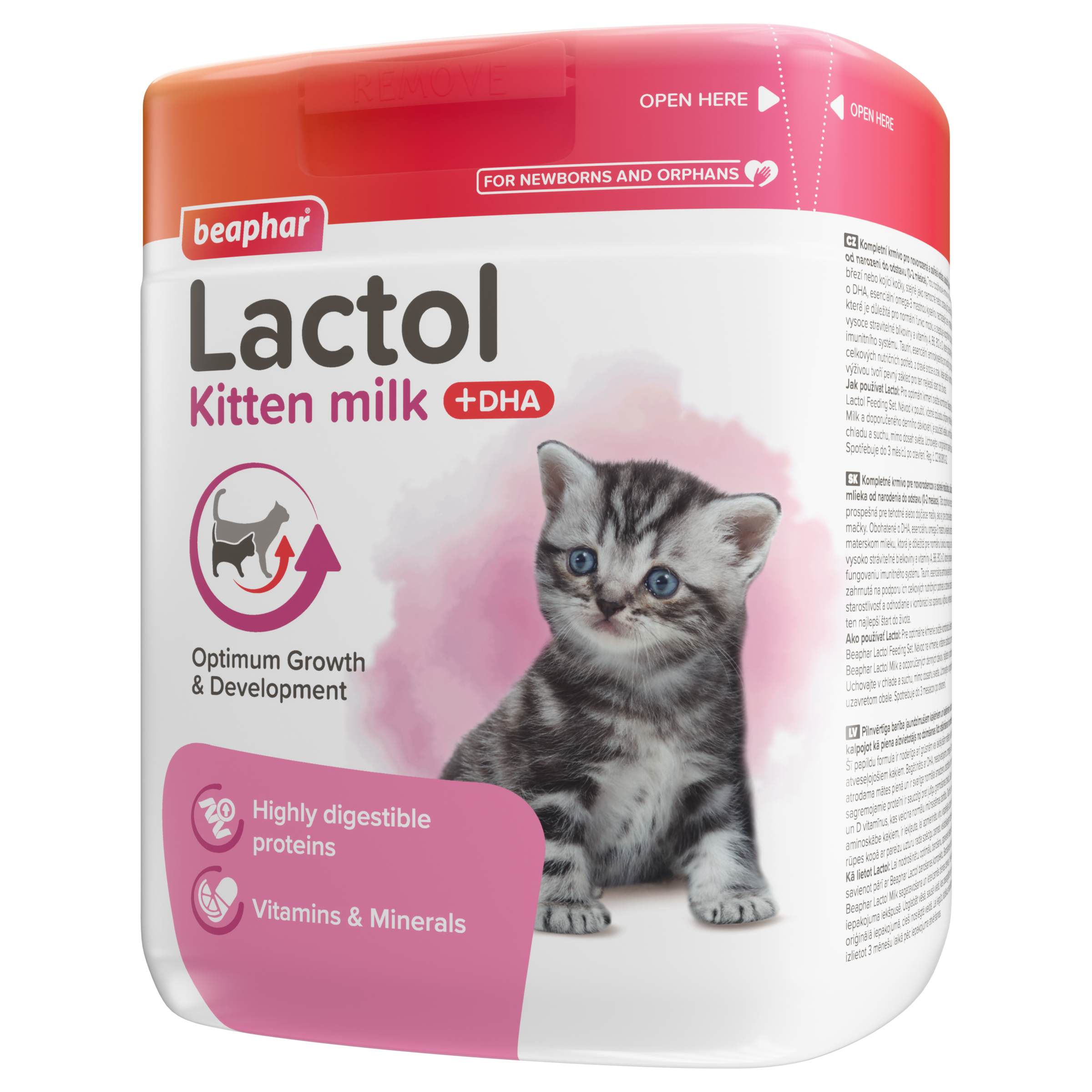 Unikátní náhražka mateřského mléka Lactol Kitty Milk