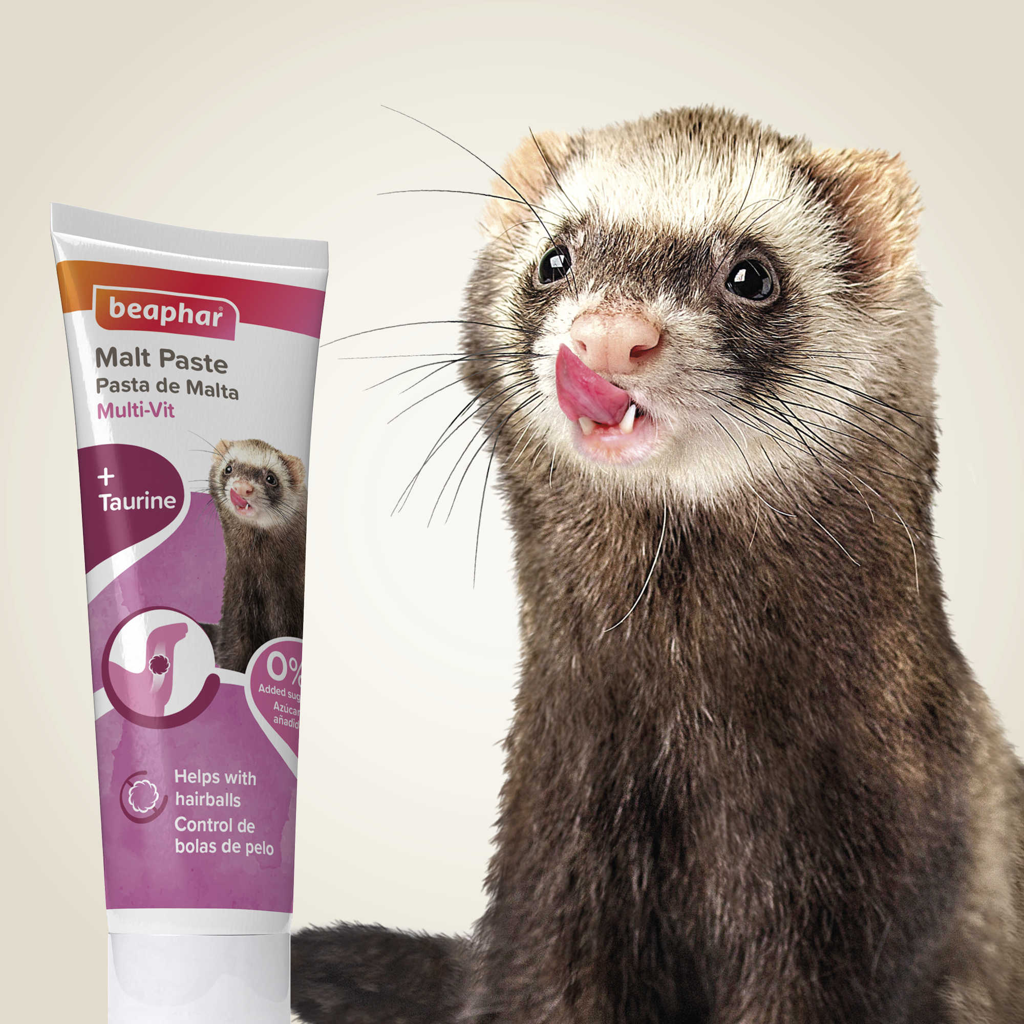 Beaphar Multi-Vitamin & Hairball Paste for Ferrets – 100g
