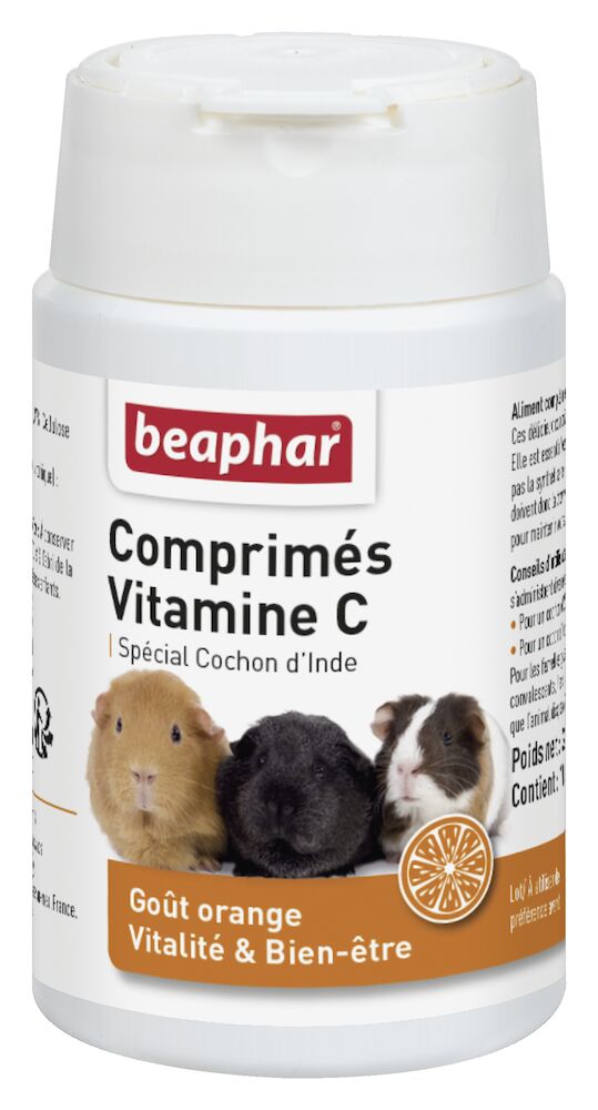 Comprimés Vitamine C, cochon d’Inde