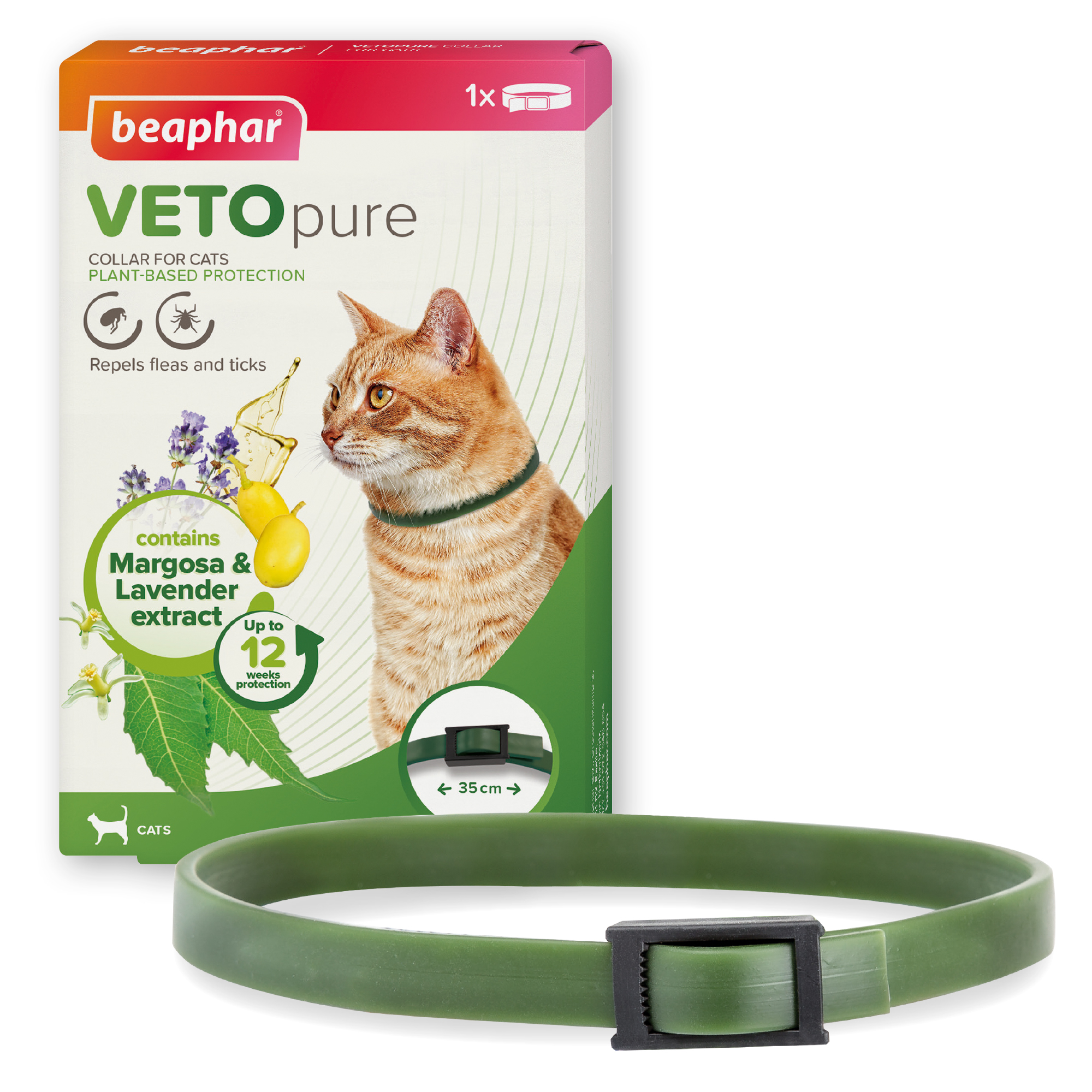 Beaphar VETOpure Flea & Tick Collar Cat