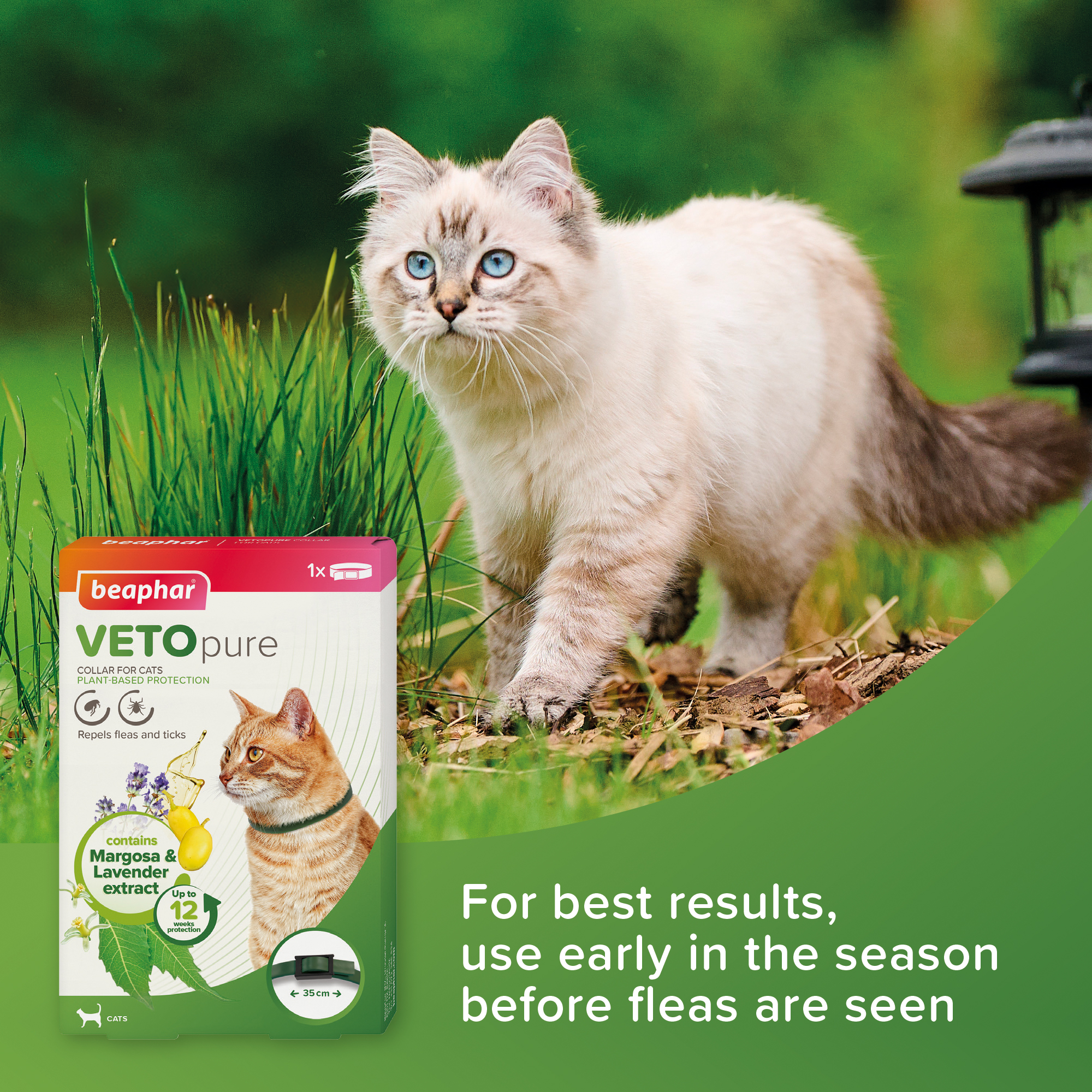Beaphar VETOpure Flea & Tick Collar Cat