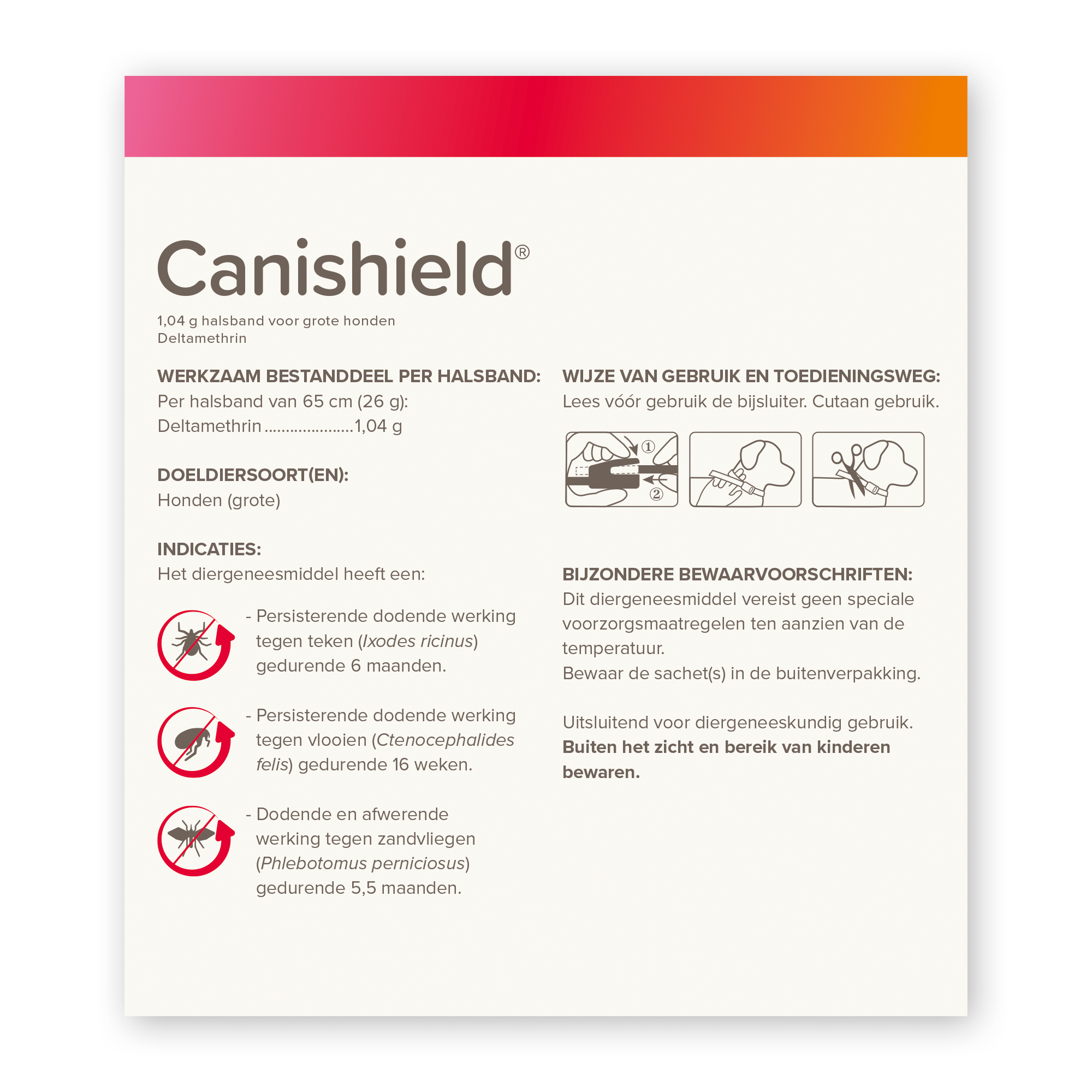 Beaphar Canishield® hond band groot 65cm 1st