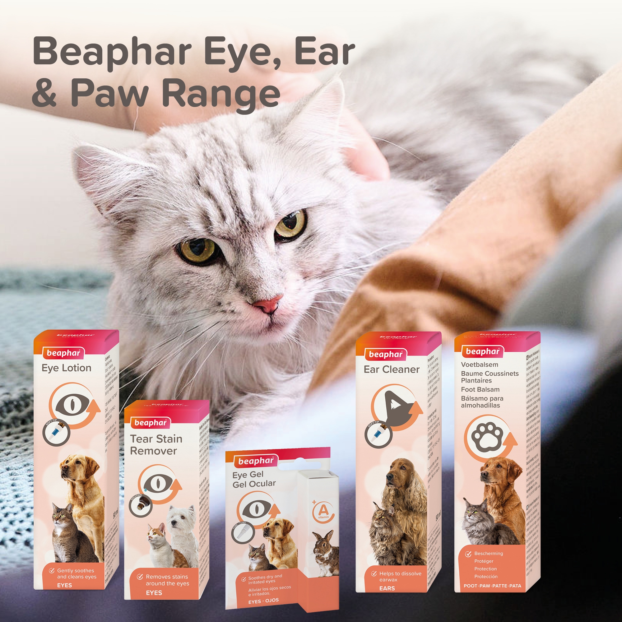 Beaphar Tear Stain Remover Liquid for Cats & Dogs