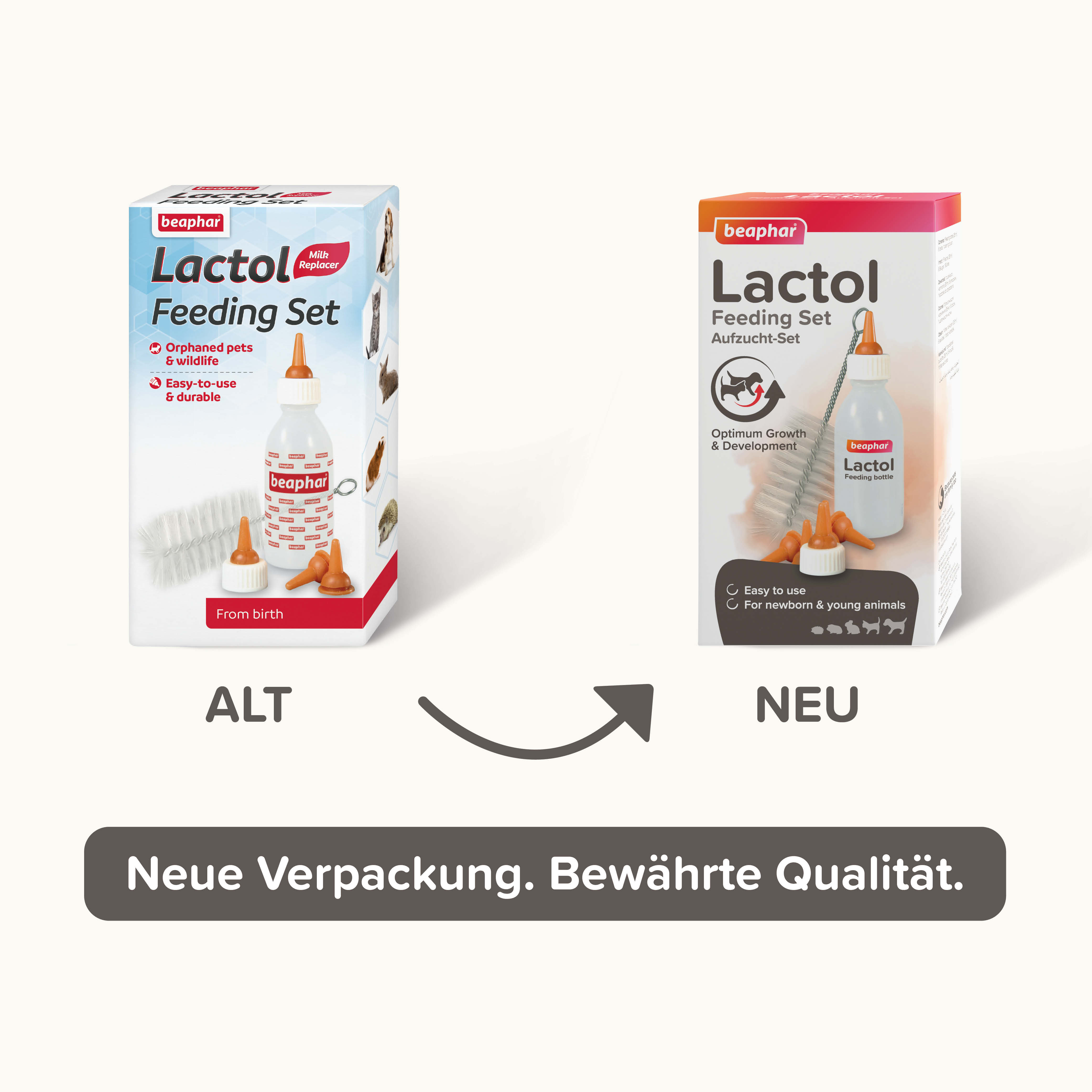 Lactol Aufzucht Set (Flasche, Bürste & Sauger)