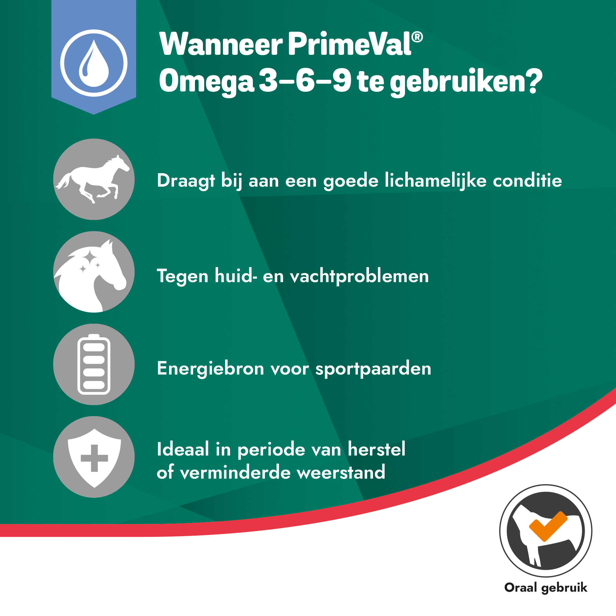 PrimeVal Omega 3-6-9 Paard 1 l