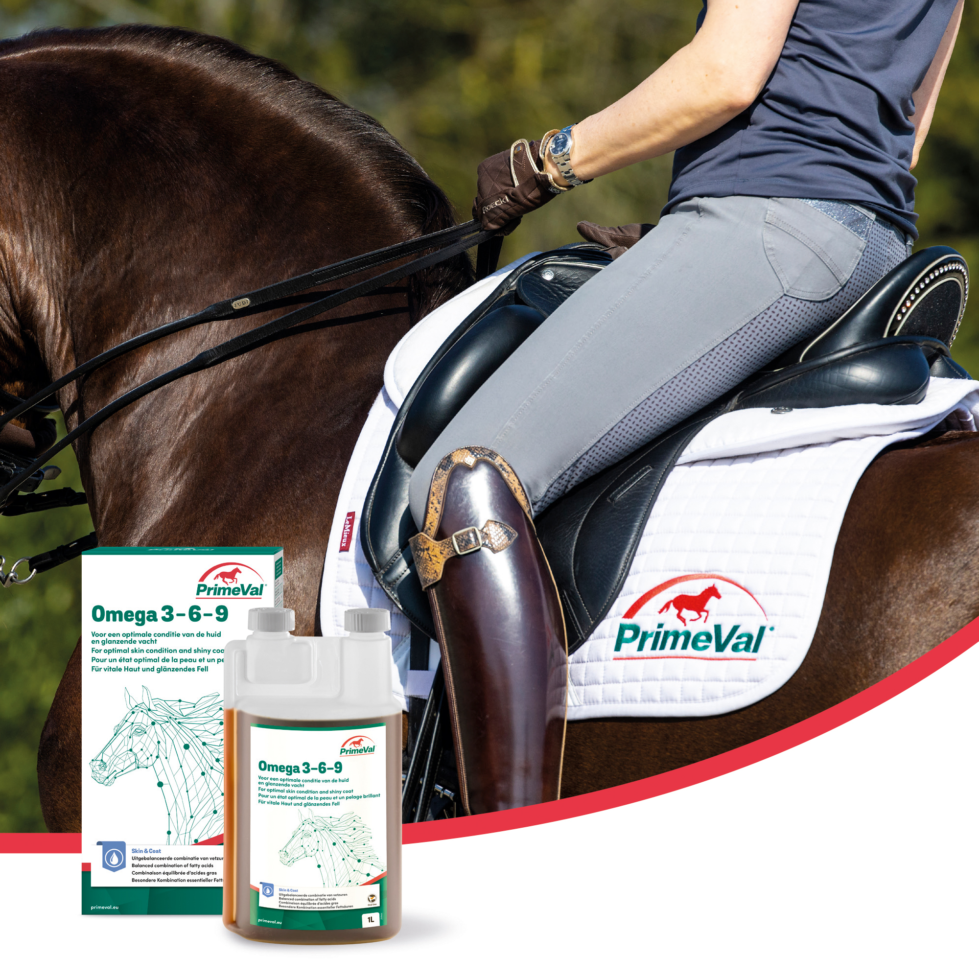 PrimeVal Omega 3-6-9 Paard 1 l