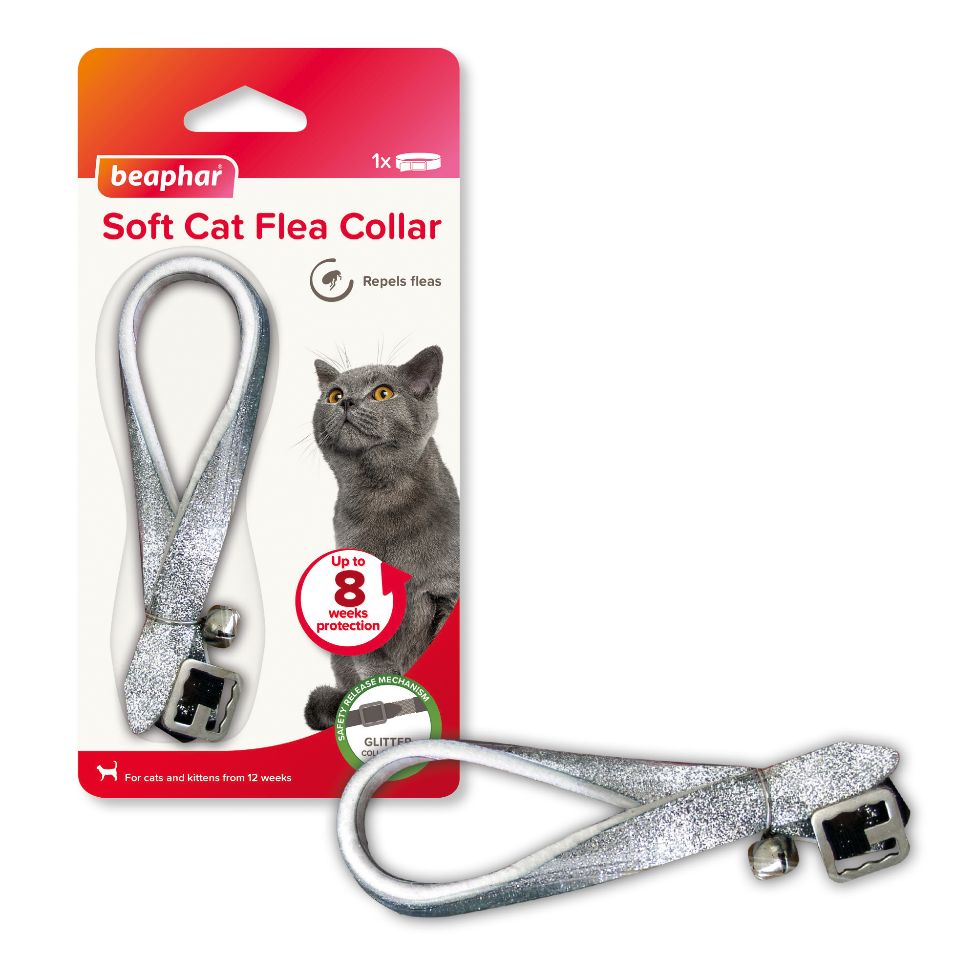 Beaphar Soft Glitter Flea Collar for Cats