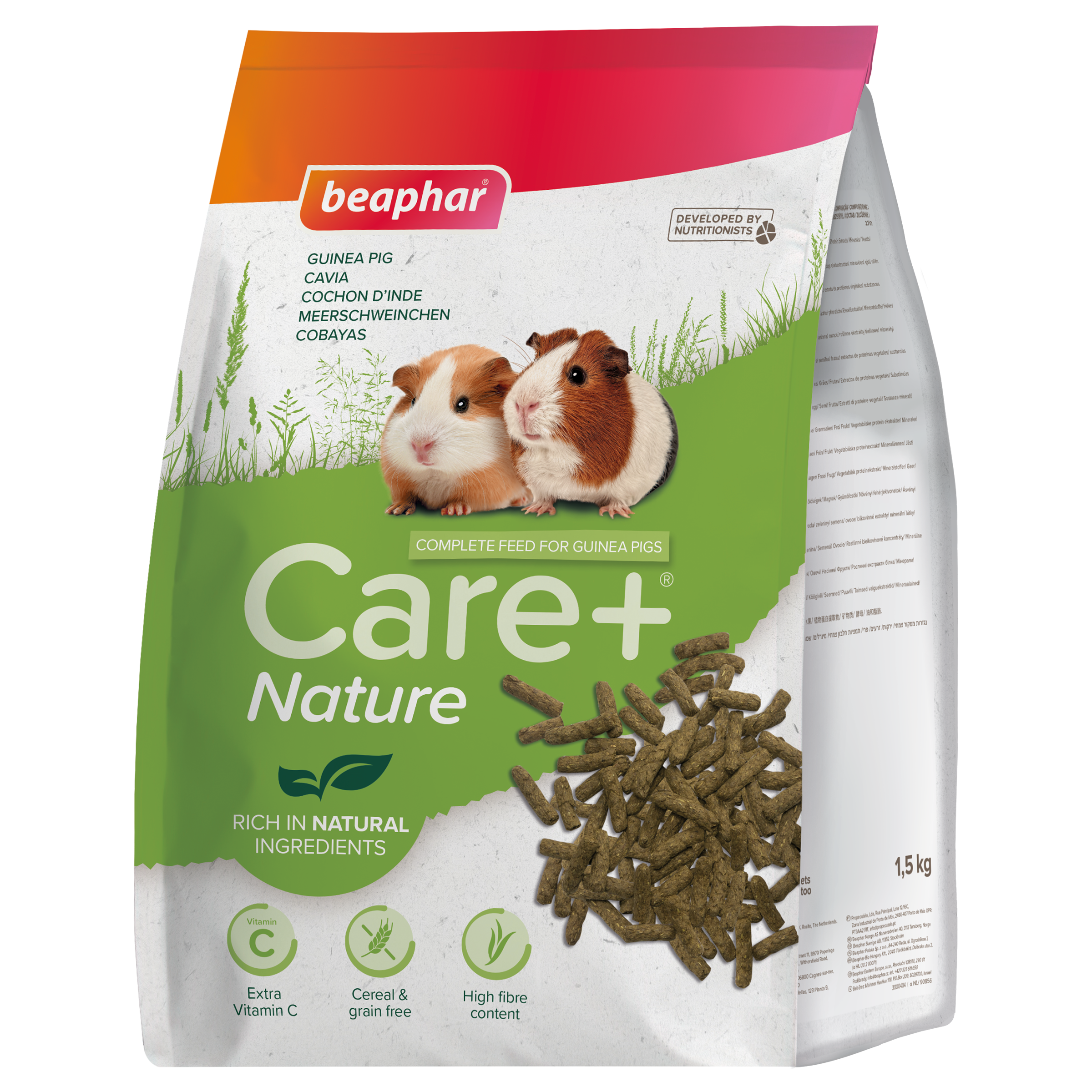 Care+ Nature Premium Food Guinea pig 1,5kg