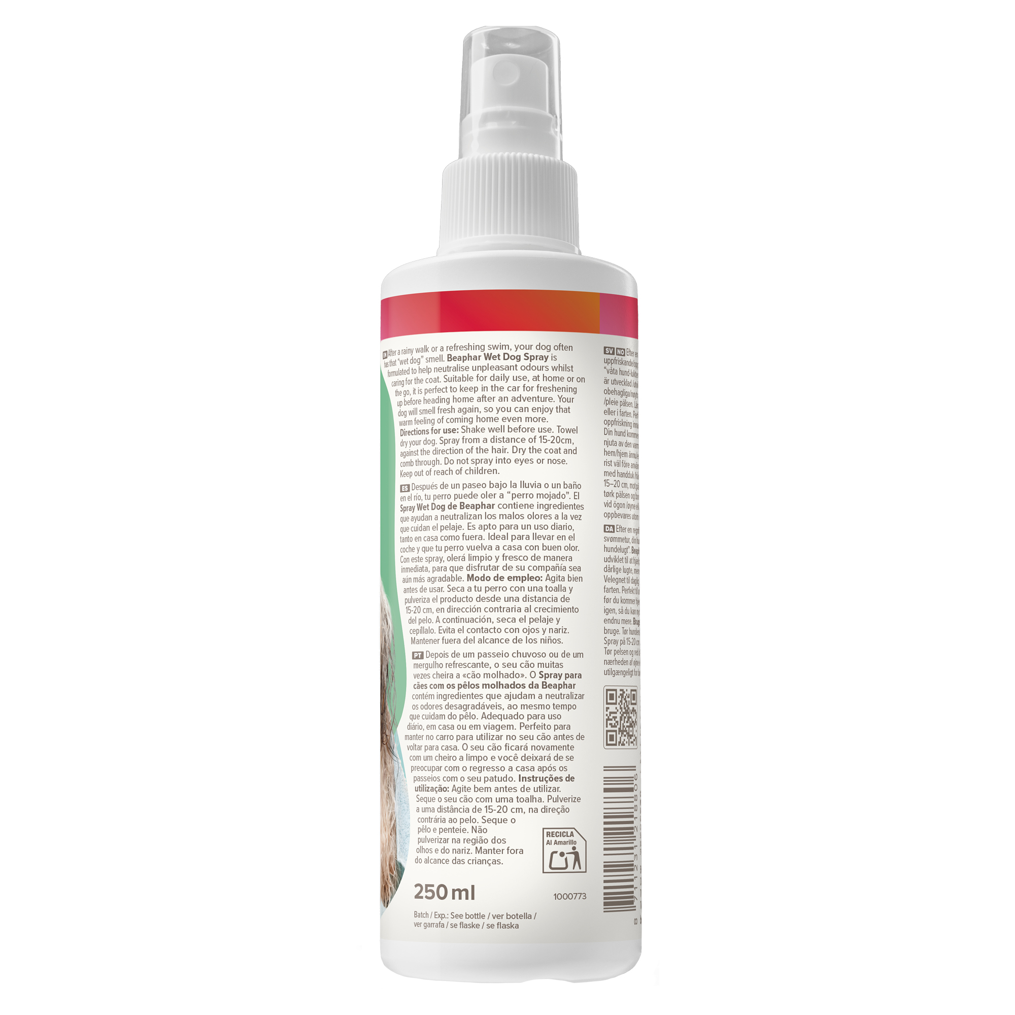 Beaphar Wet Dog Spray, 250ml