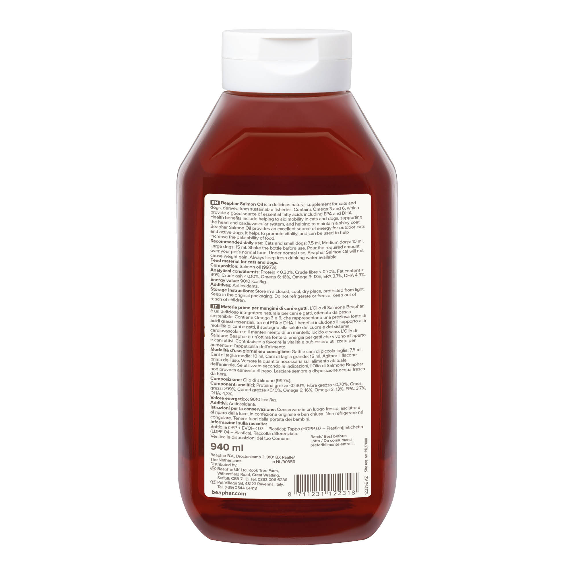 Beaphar Salmon Oil Dog & Cat 940ml