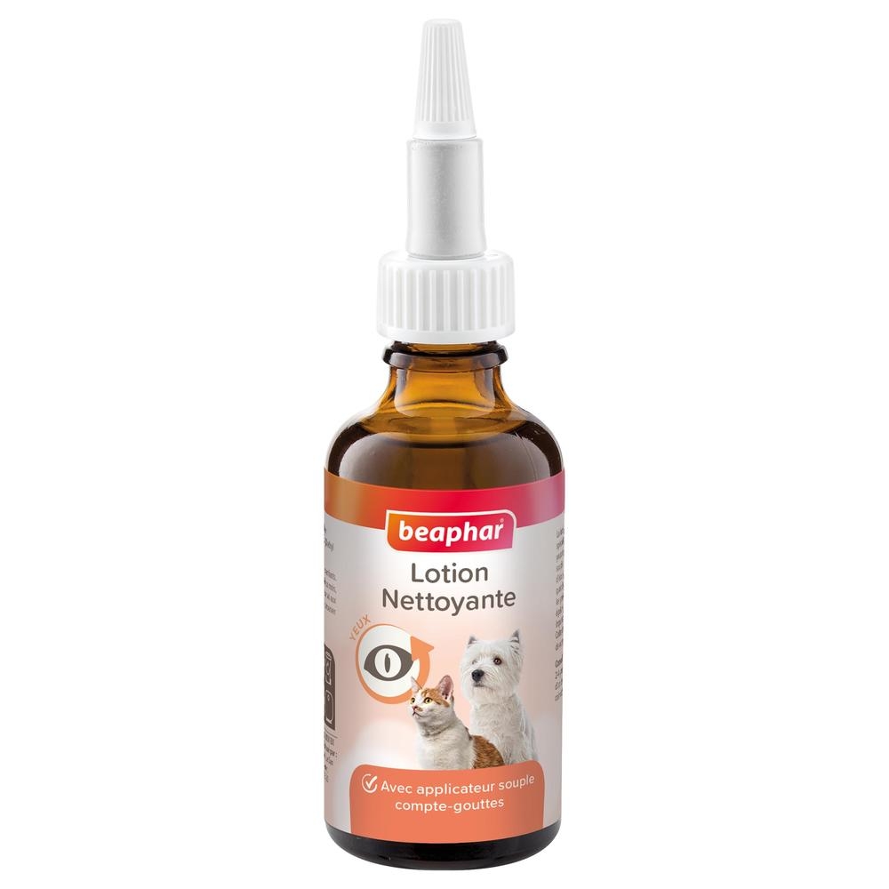 Lotion nettoyante pour les yeux pour chien et chat - 50 ml