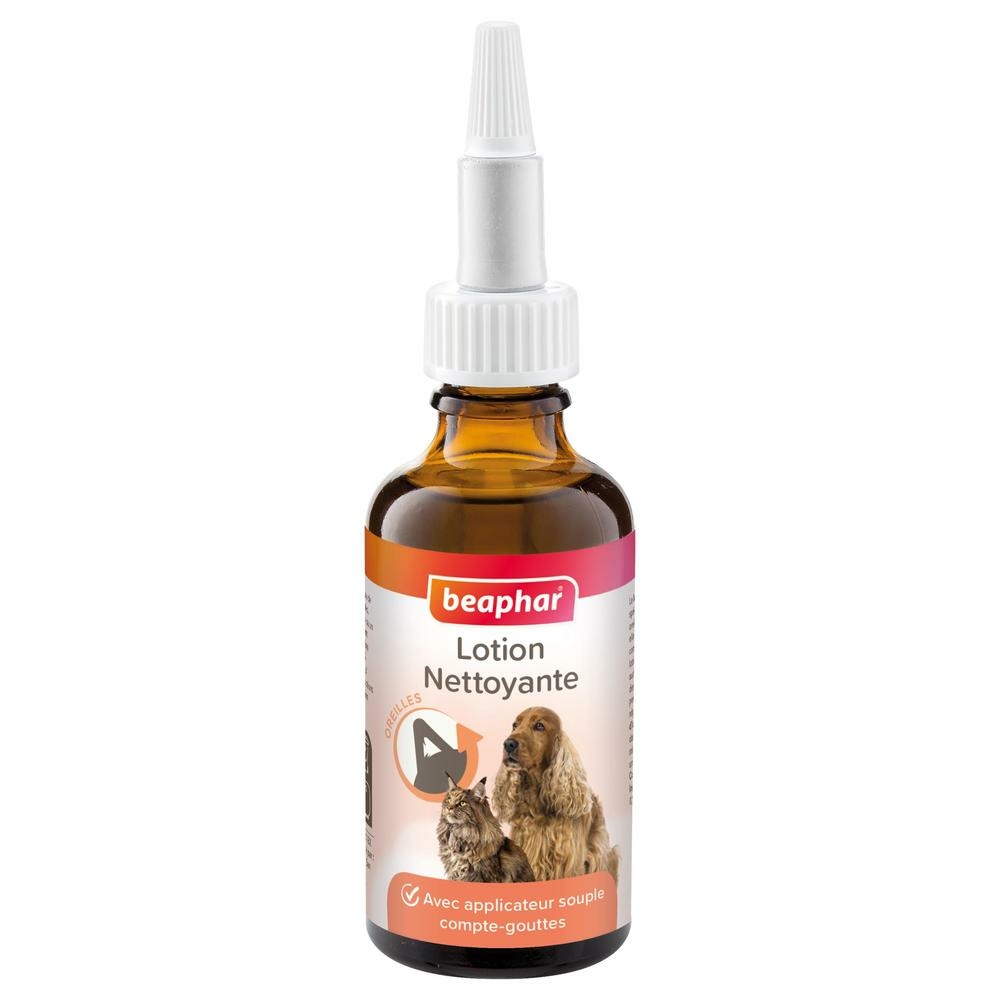 Lotion nettoyante pour les oreilles pour chien et chat - 50 ml