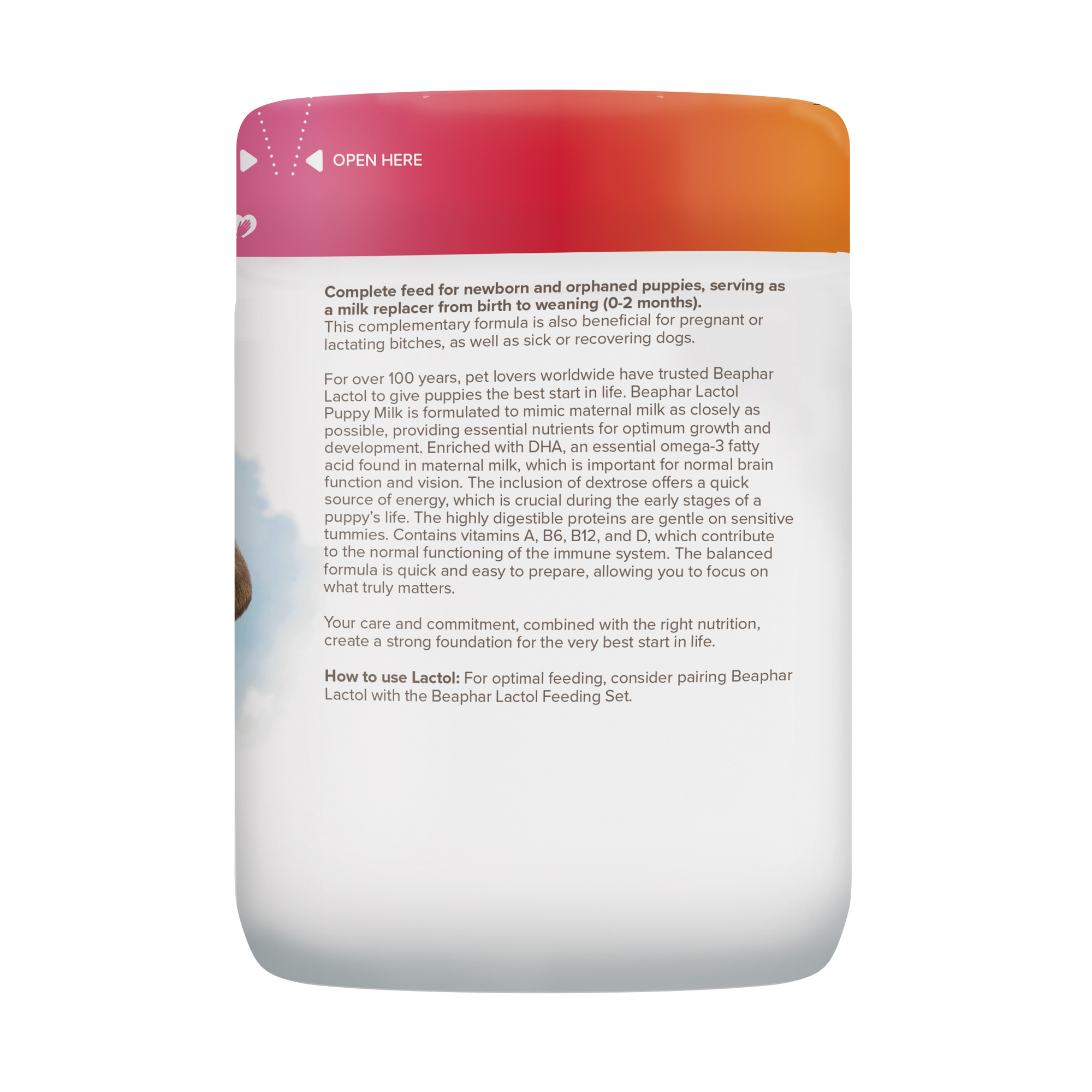 Beaphar Lactol Milk Replacer for Puppies – 500g