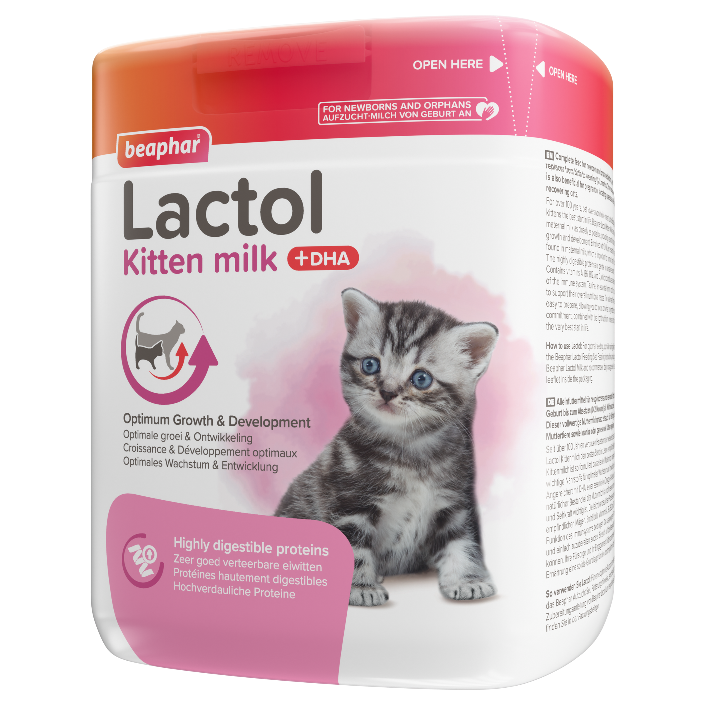 Beaphar Lactol Milk Replacer for Kittens 500g