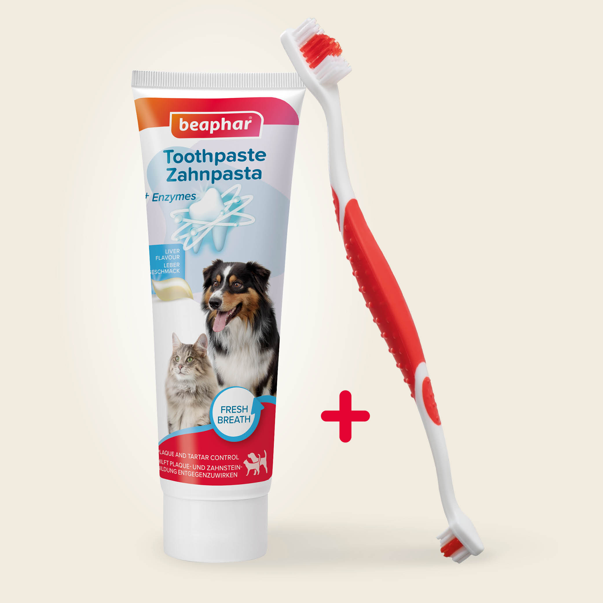 Beaphar Zahnpflege Set (Zahnpasta & Bürste)