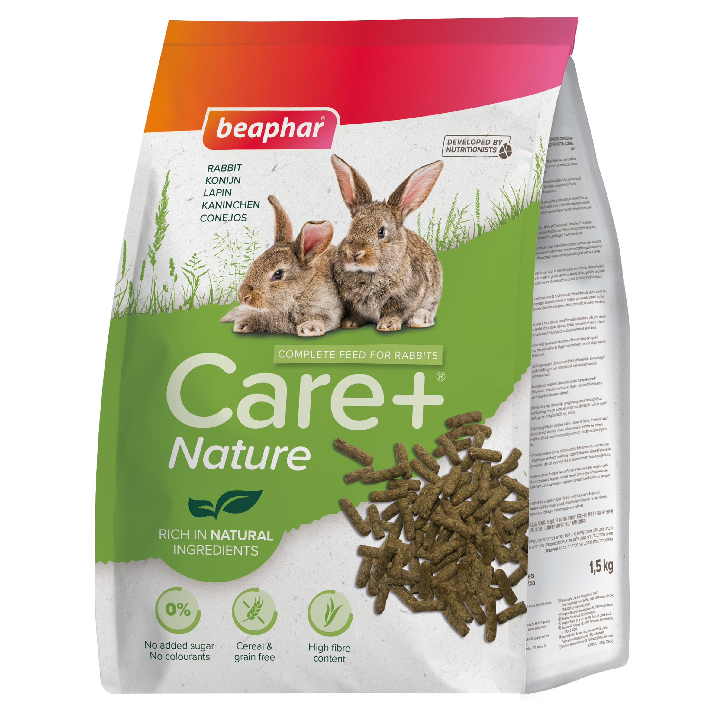 Beaphar Care+ Nature Konijn 1,5kg