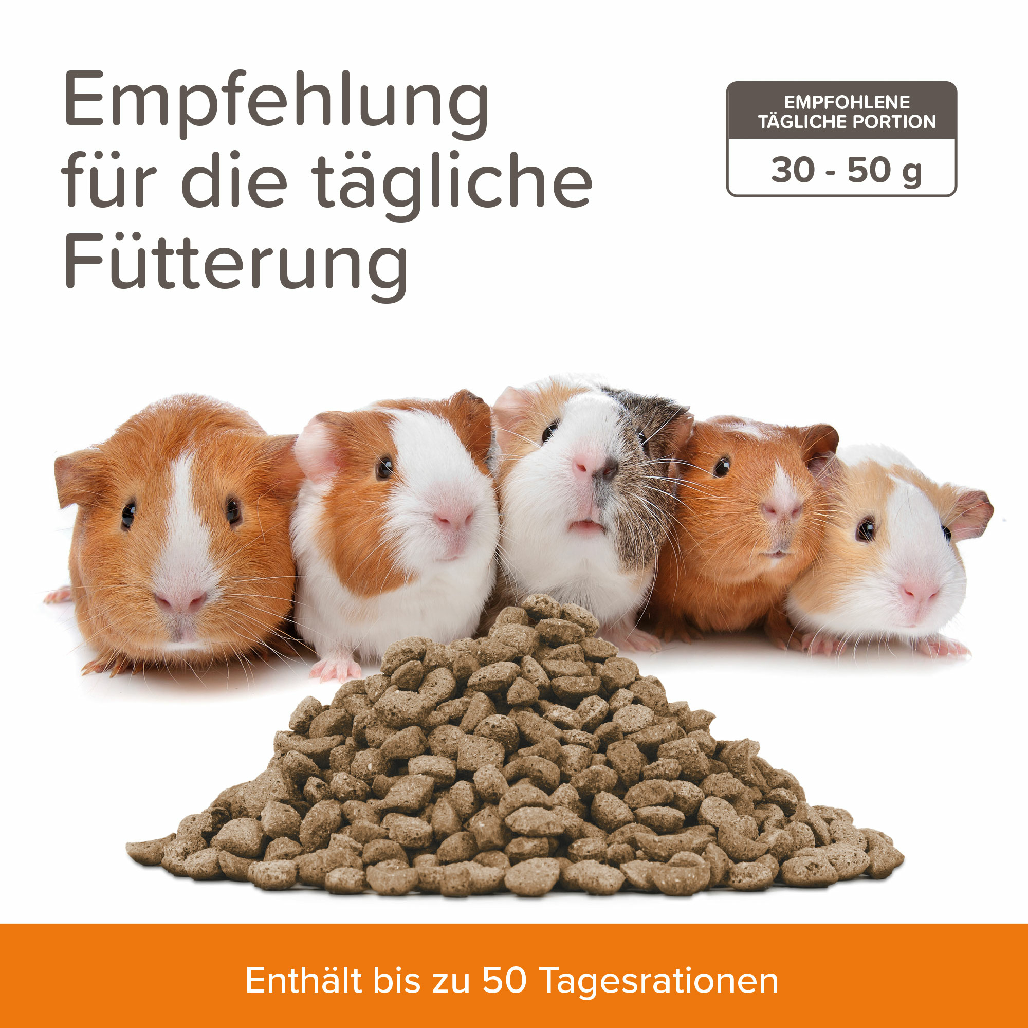 Care+® teljesértékű eledel tengerimalacoknak, 1,5kg