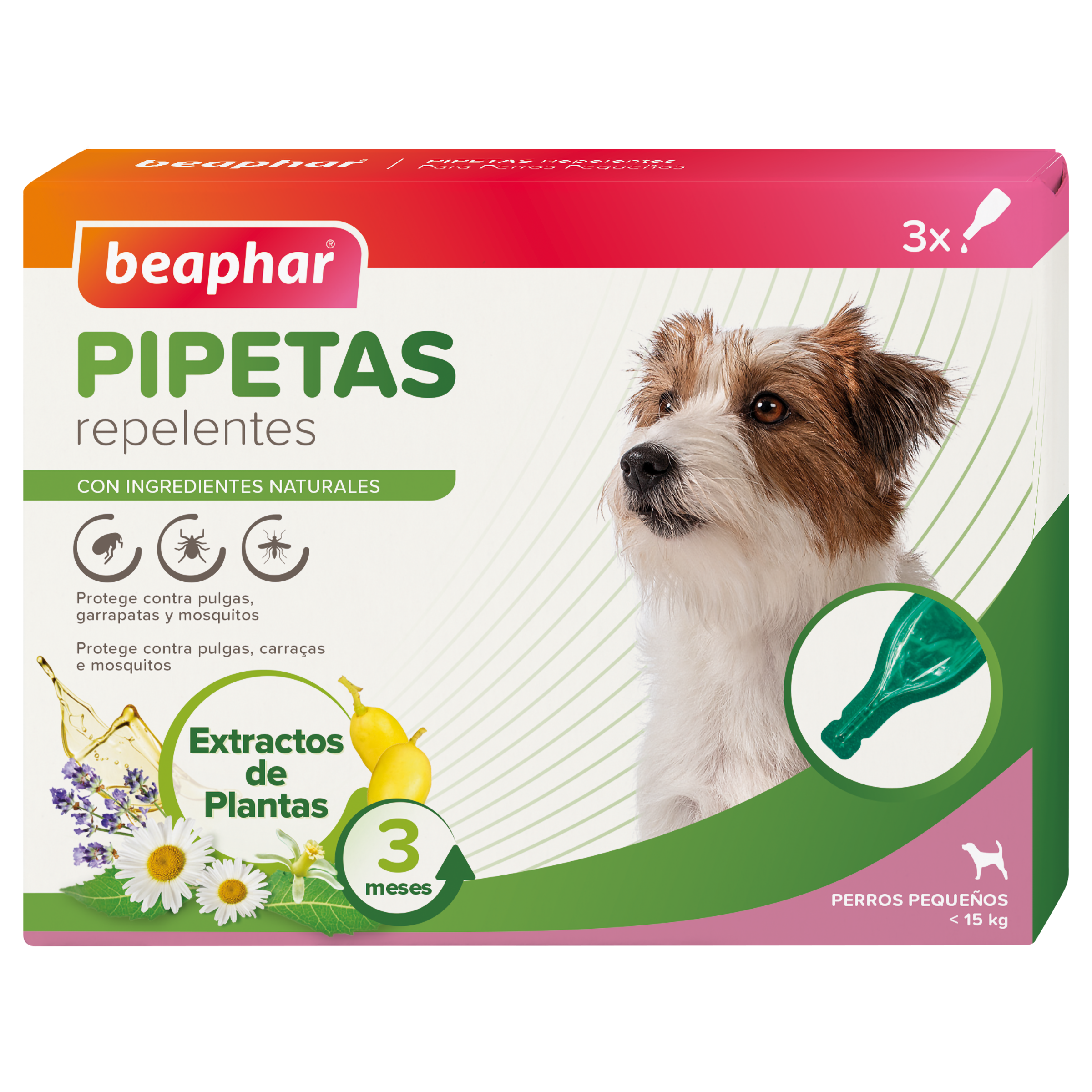 Beaphar Pipetas Repelentes Perro Pequeño - 3 x 1ml