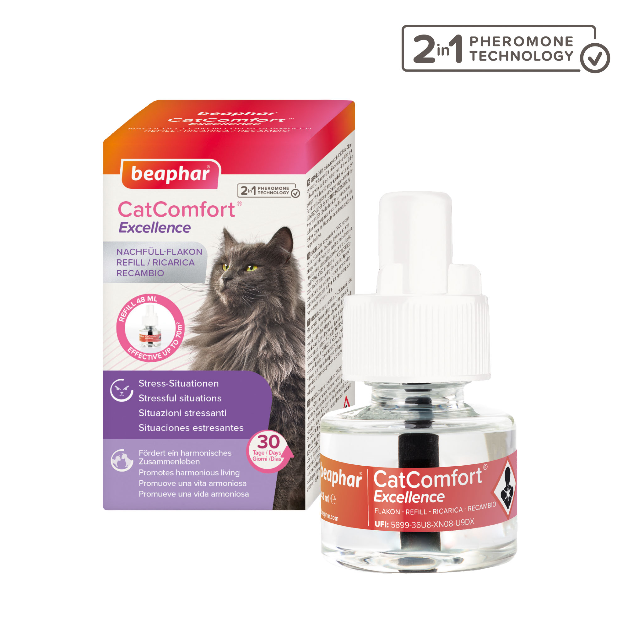 Beaphar CatComfort® Excellence Recambio de Difusor Gatos - 48ml