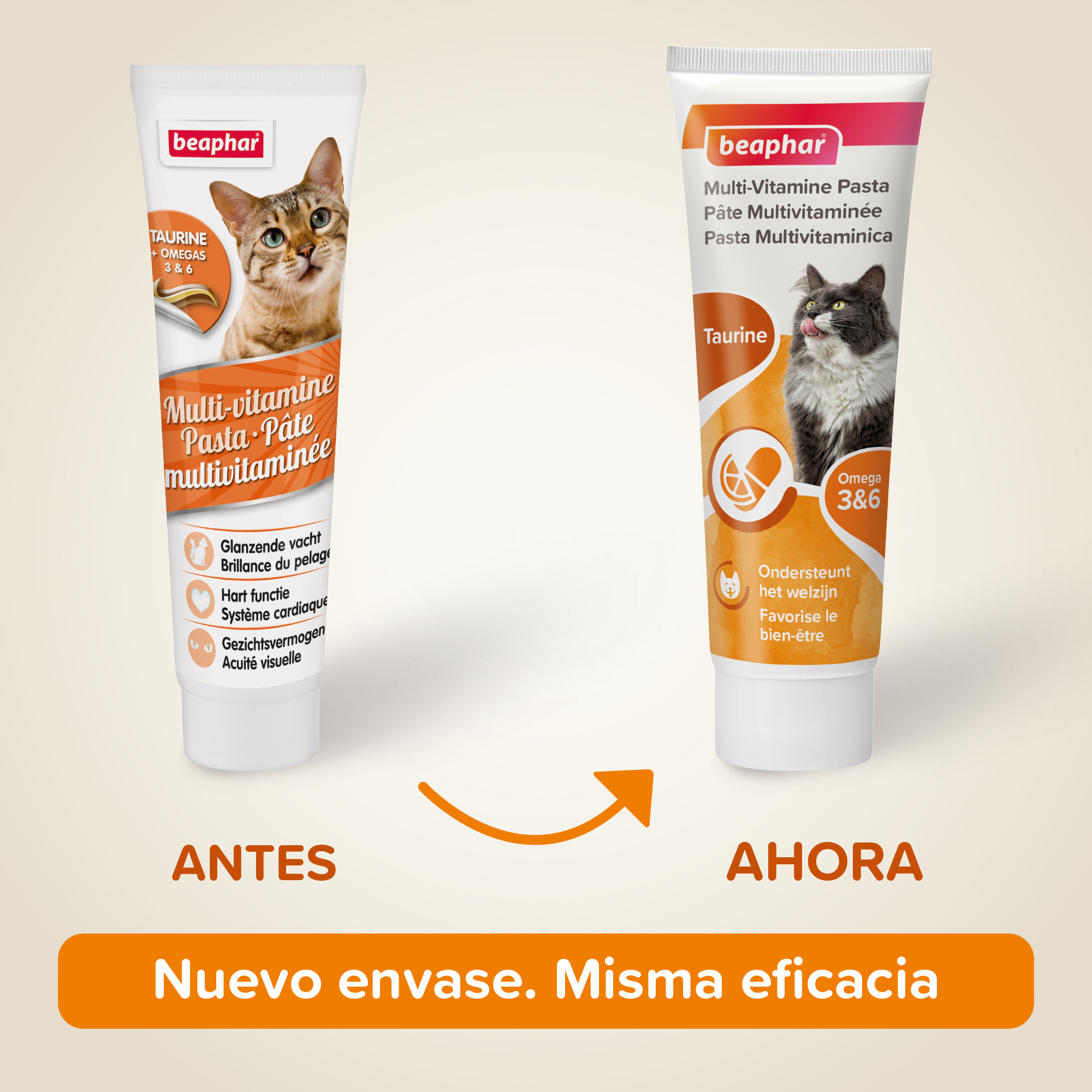 Beaphar Pasta Multi-Vitaminas para Gato - 100g
