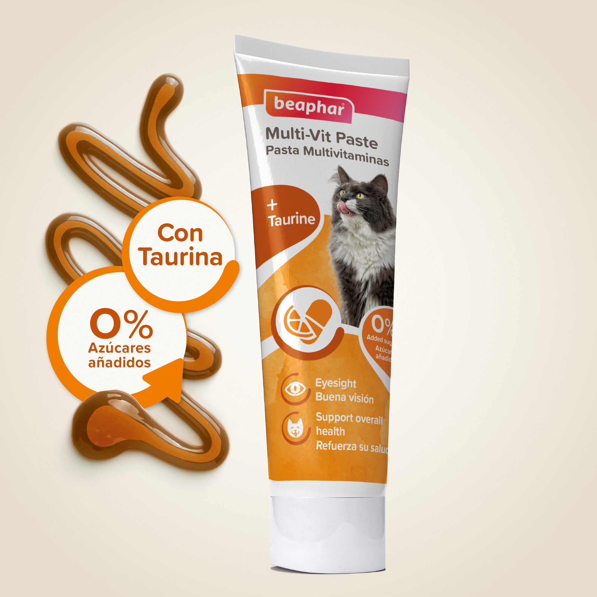 Beaphar Pasta Multi-Vitaminas para Gato - 100g