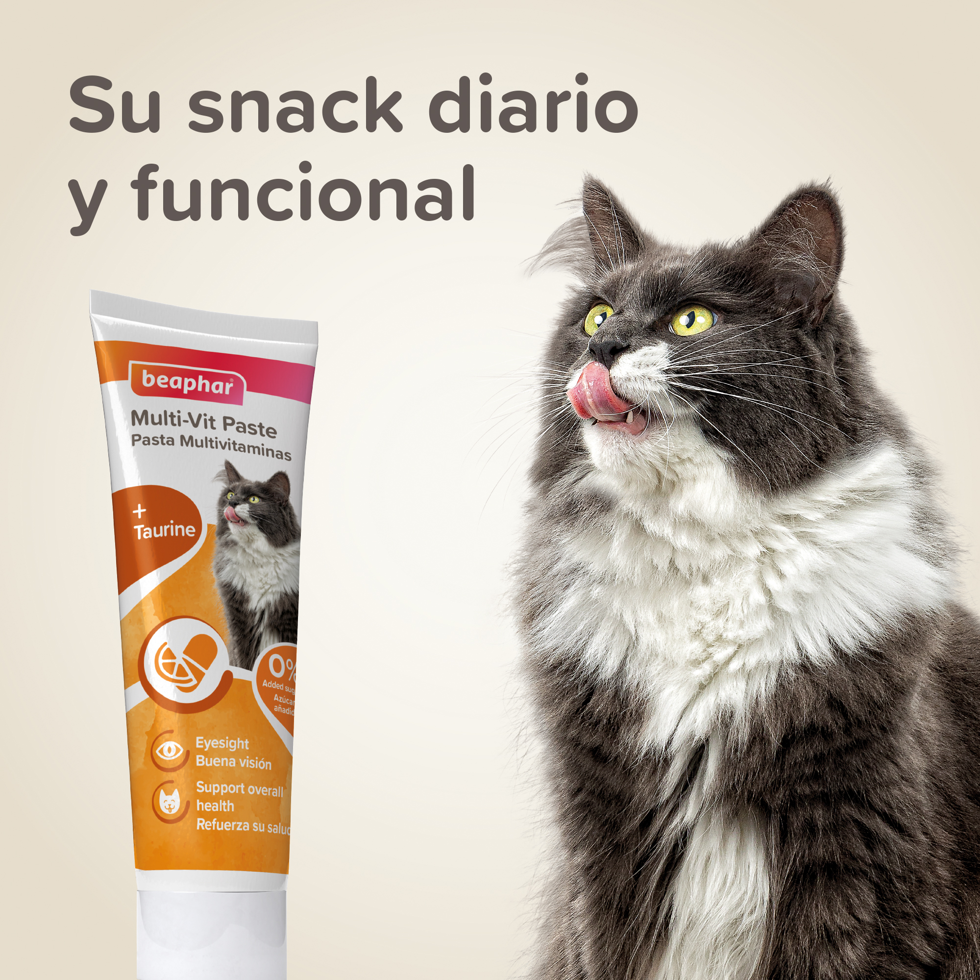 Beaphar Pasta Multi-Vitaminas para Gato - 100g