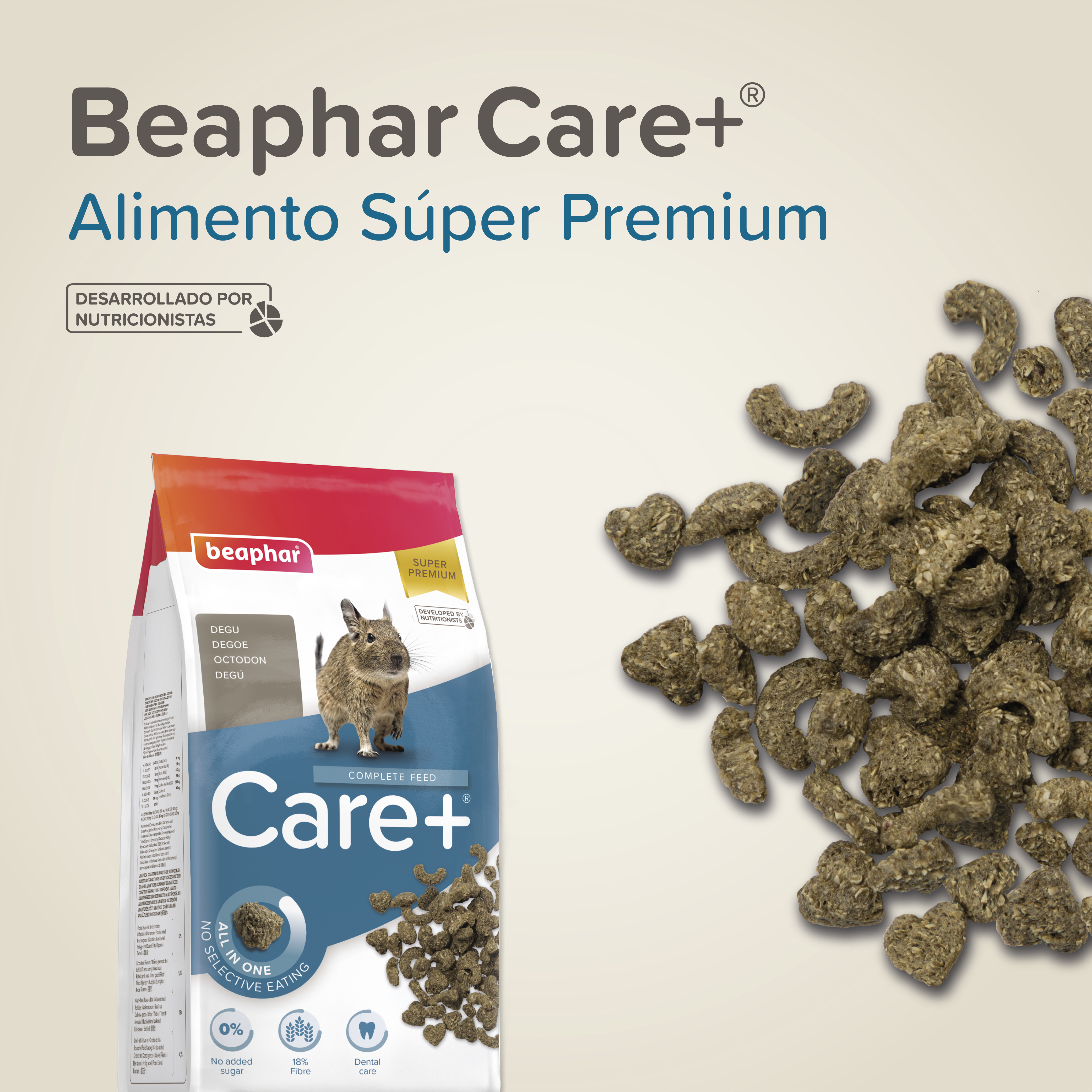 Beaphar Care+ Degú - 750g