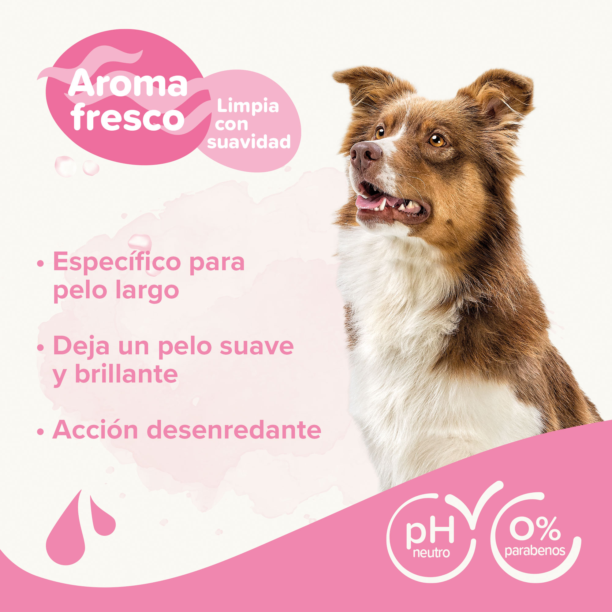 Champú Perros Pelo Largo- 250ml