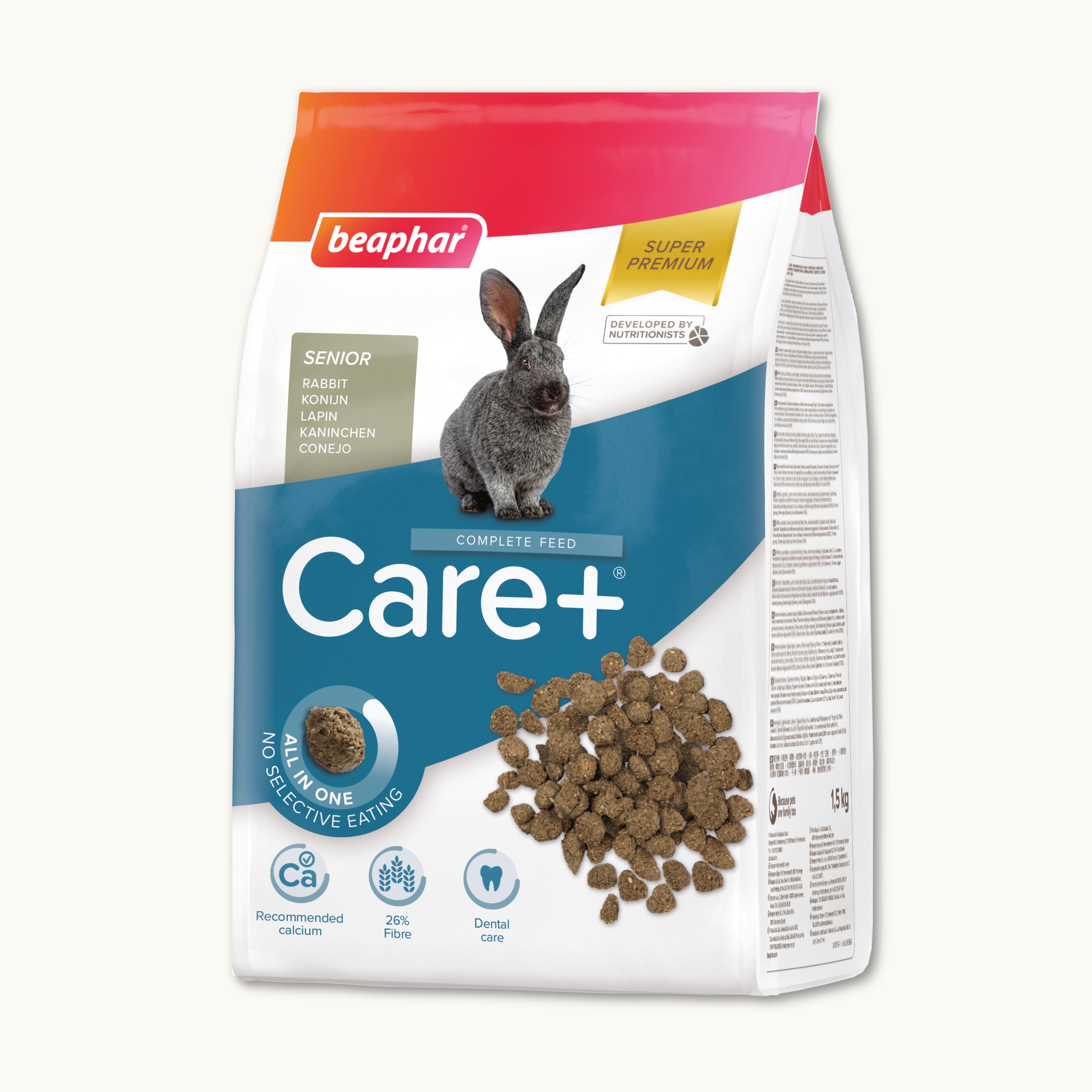 Beaphar Care+ Conejo Senior - 1,5kg