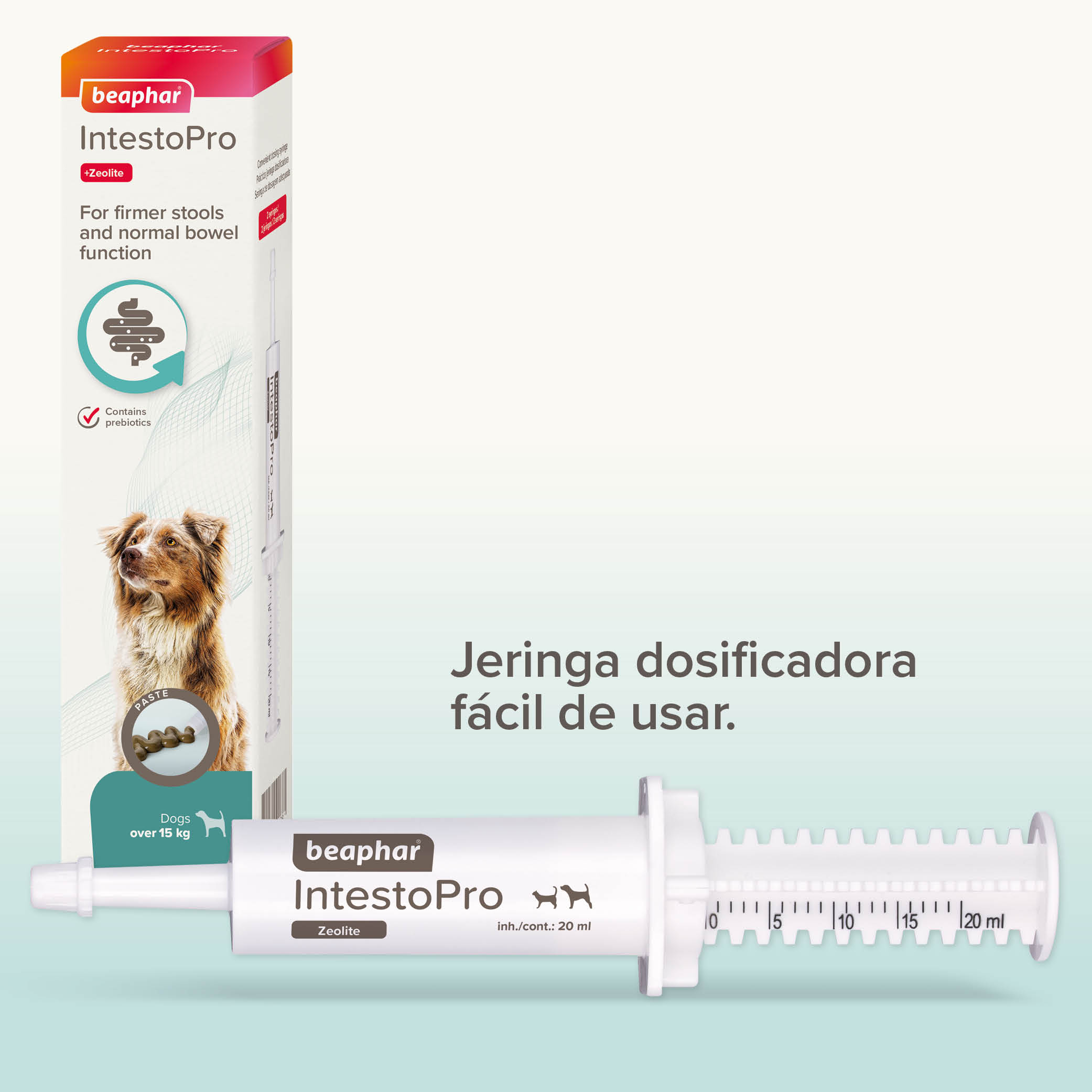 Beaphar IntestoPro Regulador Intestinal en Pasta Perros Grandes - 20ml