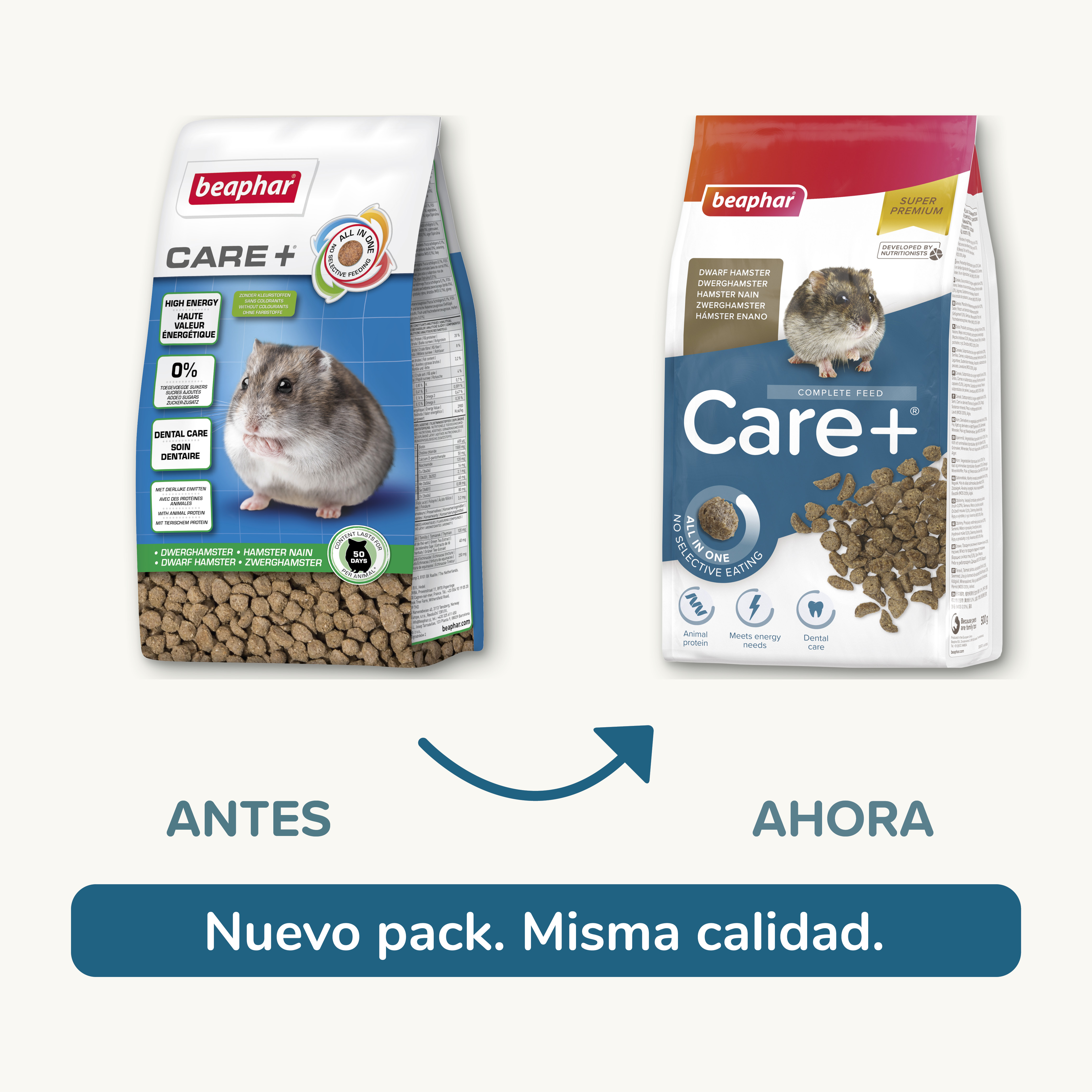 Beaphar Care+ Hámster Enano, 500g