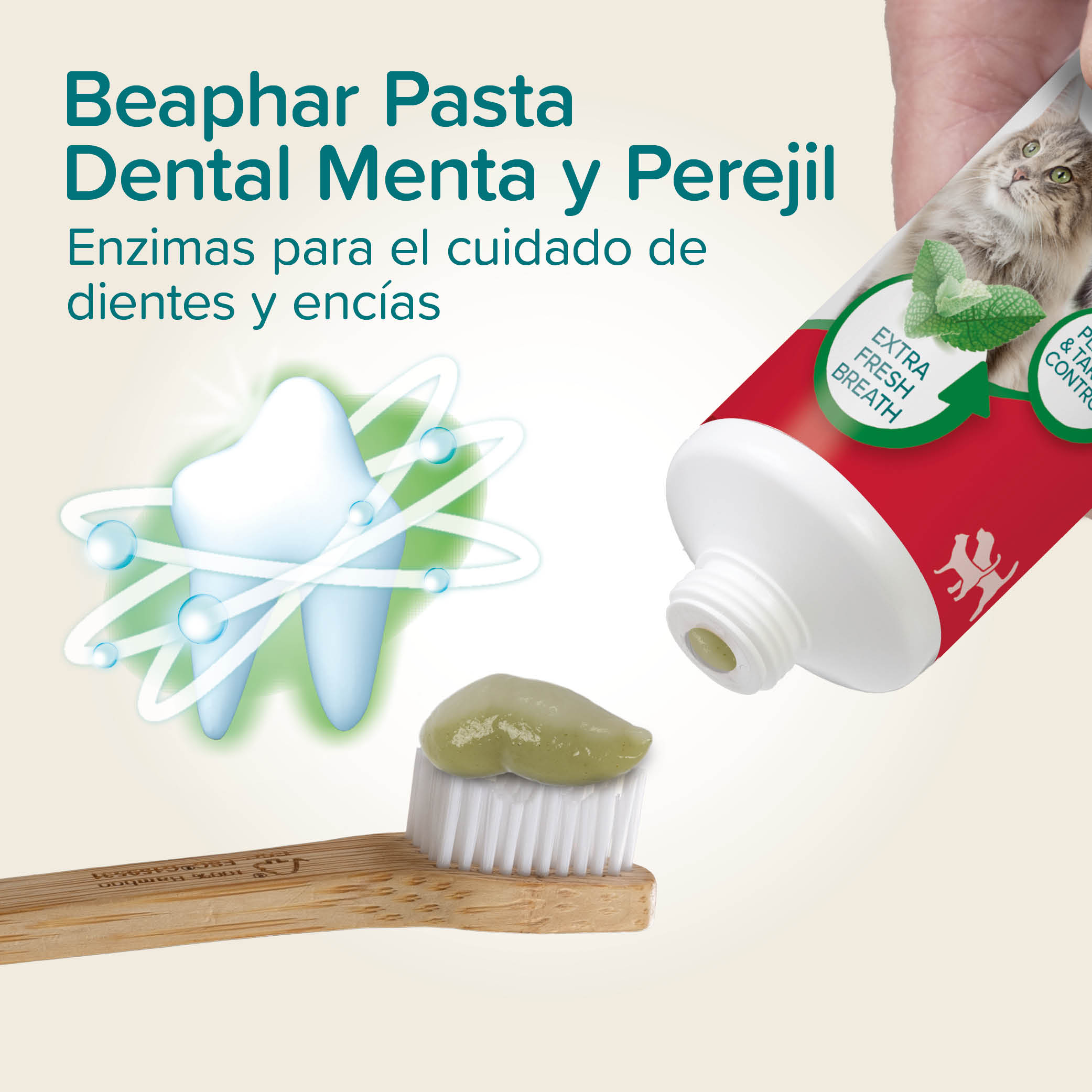 Pasta Dental Perros y Gatos Menta y Perejil - 100g (Menta y Perejil)