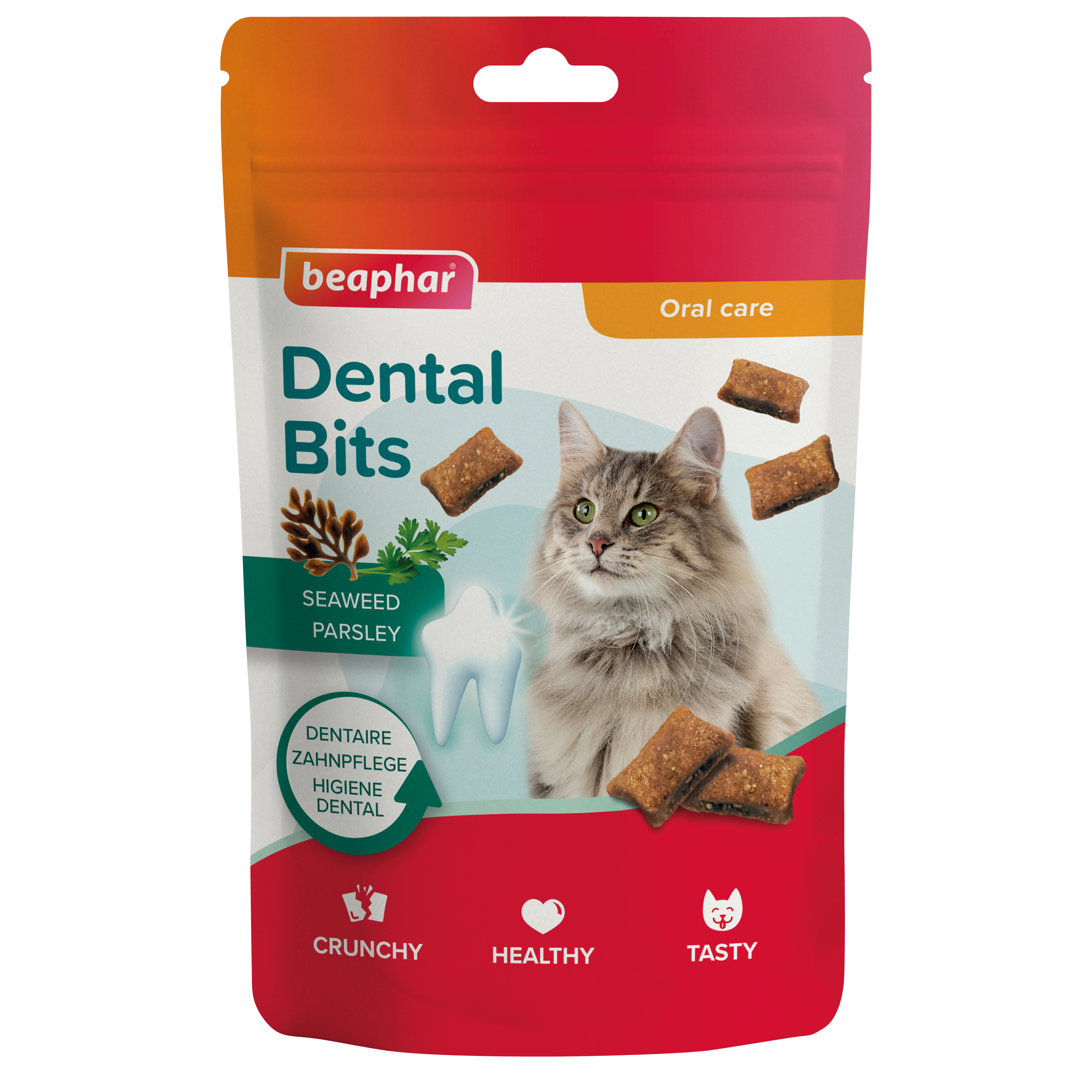 Beaphar Dental Bits - Snack para Gatos - 60g