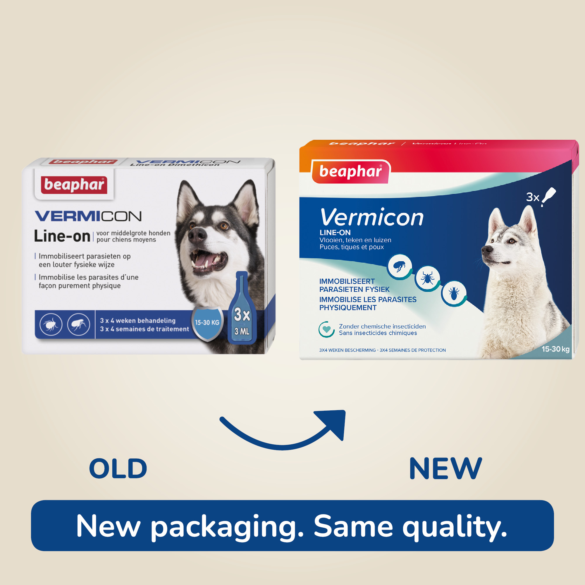 Vermicon Line-On Middelgrote Hond 3x3ml