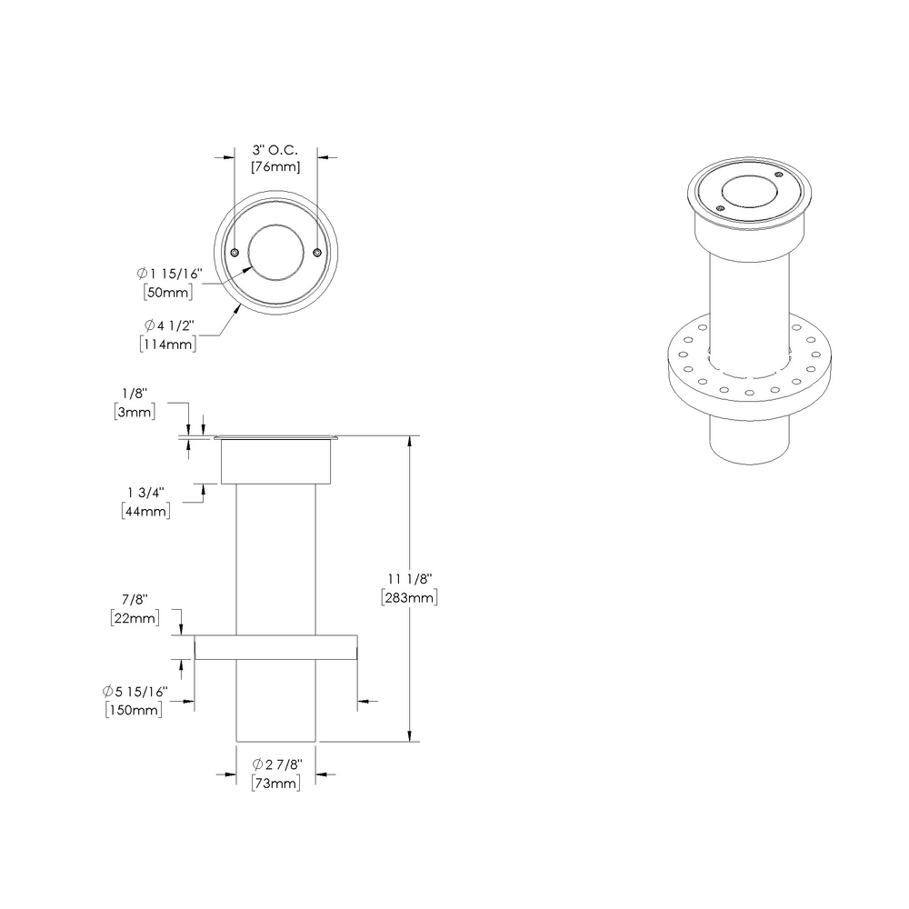 NITE STAR - In-grade - Low Voltage - LED High-Power - Surface Mount - Wildlife Friendly