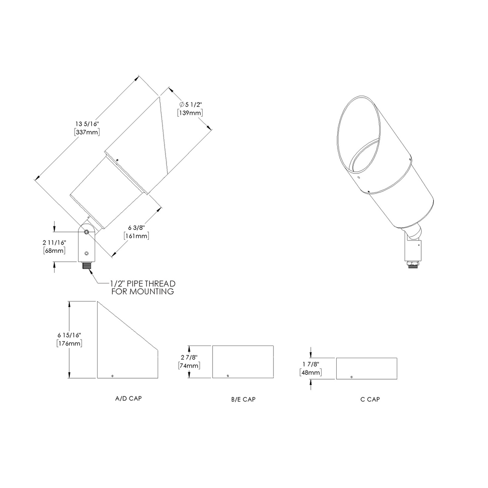K2 - Floodlight - Remote Driver - LED Color Tuning