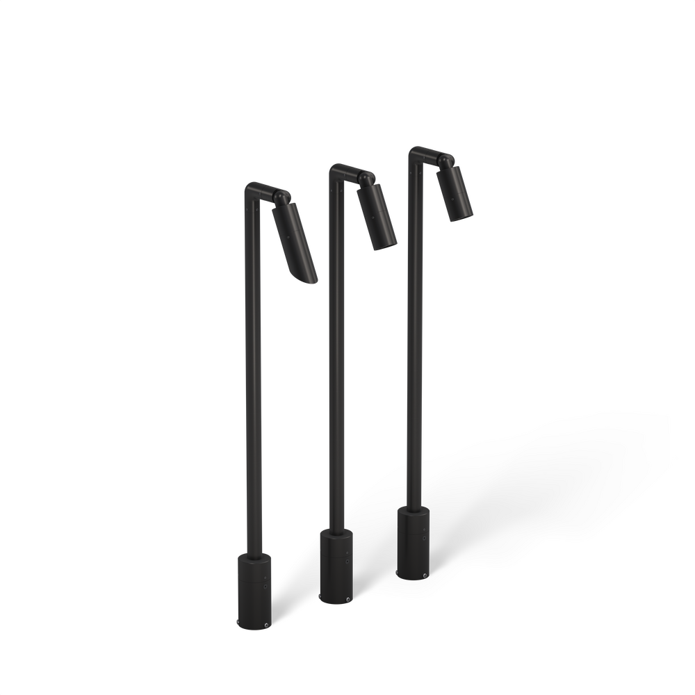 MICRO NITE - Bollard - Line Voltage Via Transformer - LED High-Power - Style L - Single