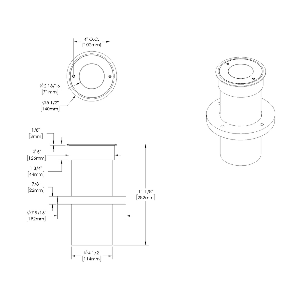 DENALI - In-grade - Remote Driver - LED COB - Surface Mount
