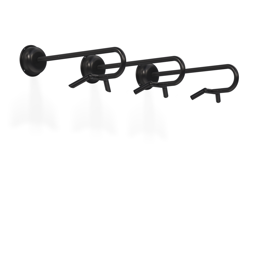 MINI MICRO - Wall Mount - Line Voltage Via Transformer - LED High-Power - Style B - 2 Fixtures - Power Canopy PC1 - Asymmetrical Optics