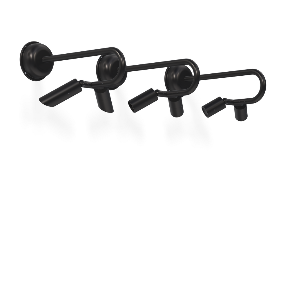 NITE STAR - Wall Mount - Line Voltage Via Transformer - LED High-Power - Style B - 2 Fixtures - Power Canopy PC1